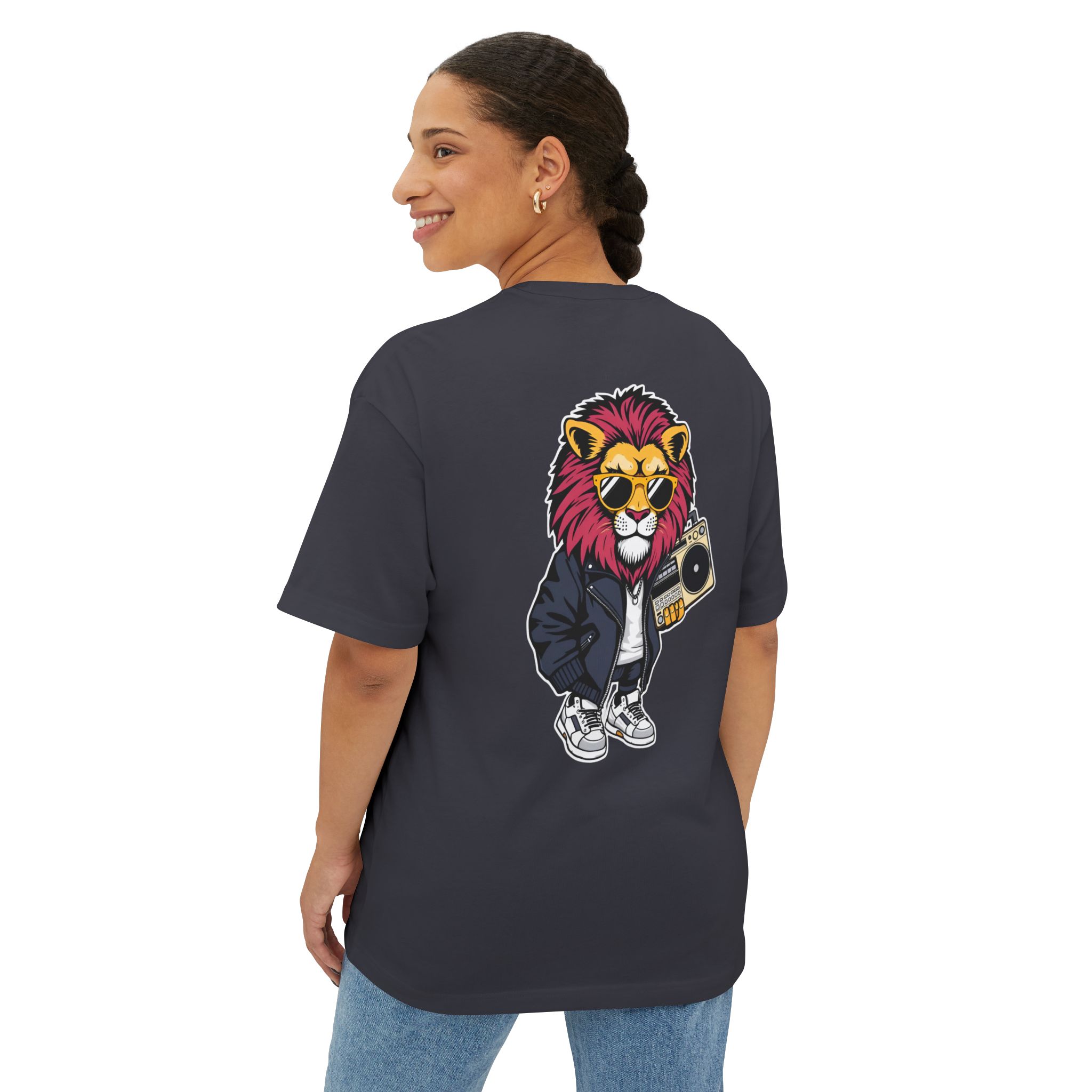 Hustle Every Day Lion T-Shirt — Bold Hustle Tee 2025 (Unisex Oversized) - Image 36