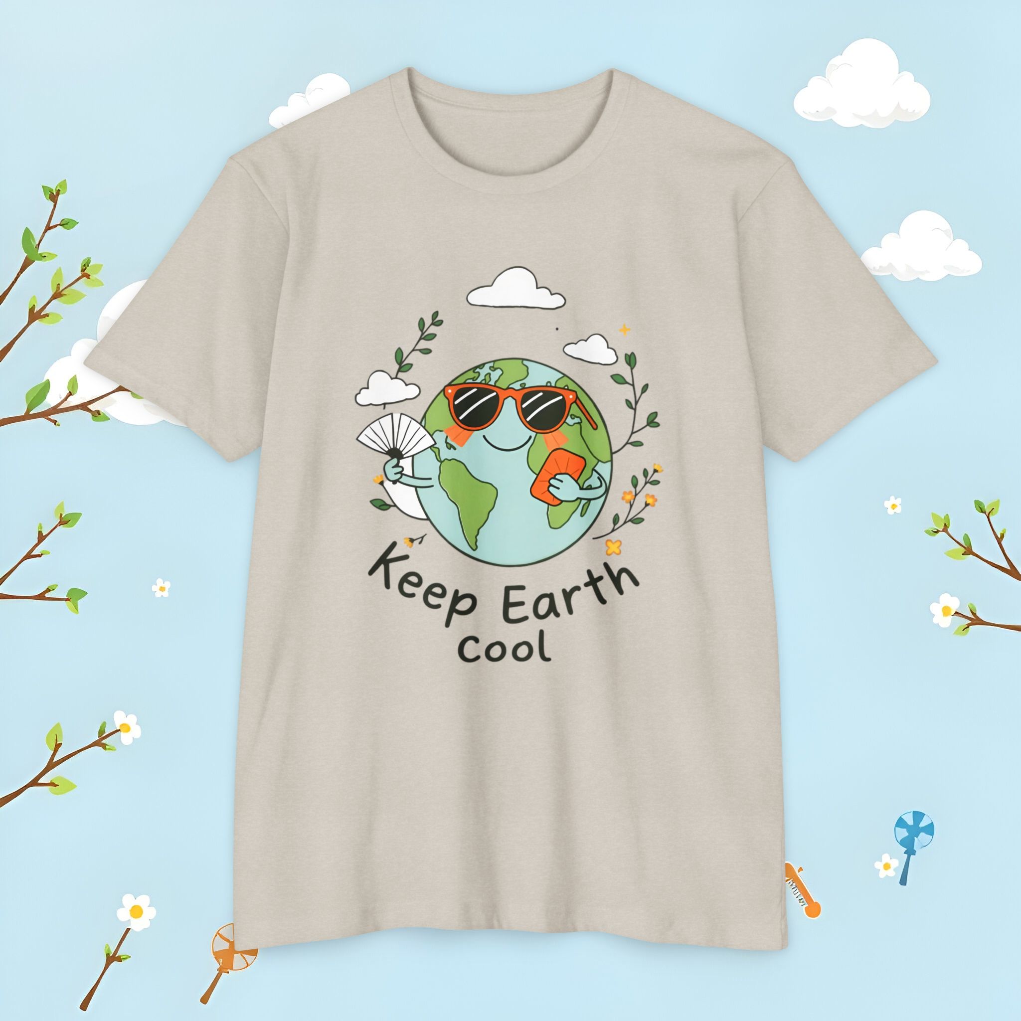 Earth T-Shirt — Eco-Friendly "Keep Earth Cool" Tee | Must-Have Gift (2025) - Image 13