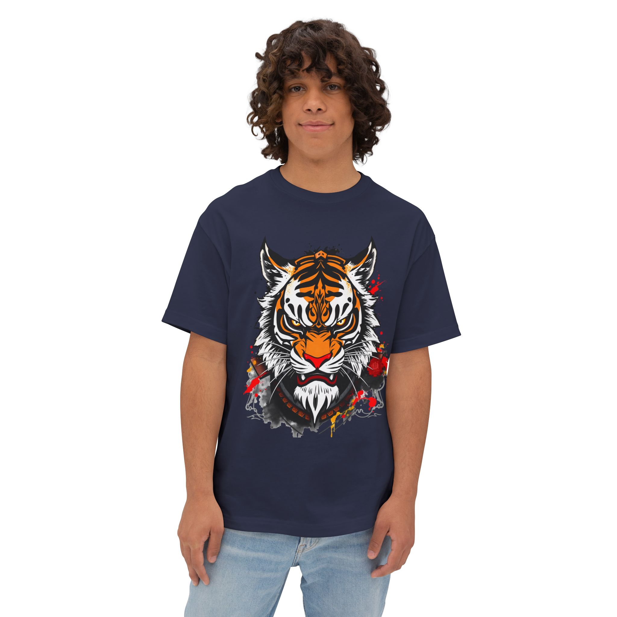 Tiger Graphic Tee — Fierce Oversized Boxy Tee 2025 - Image 51
