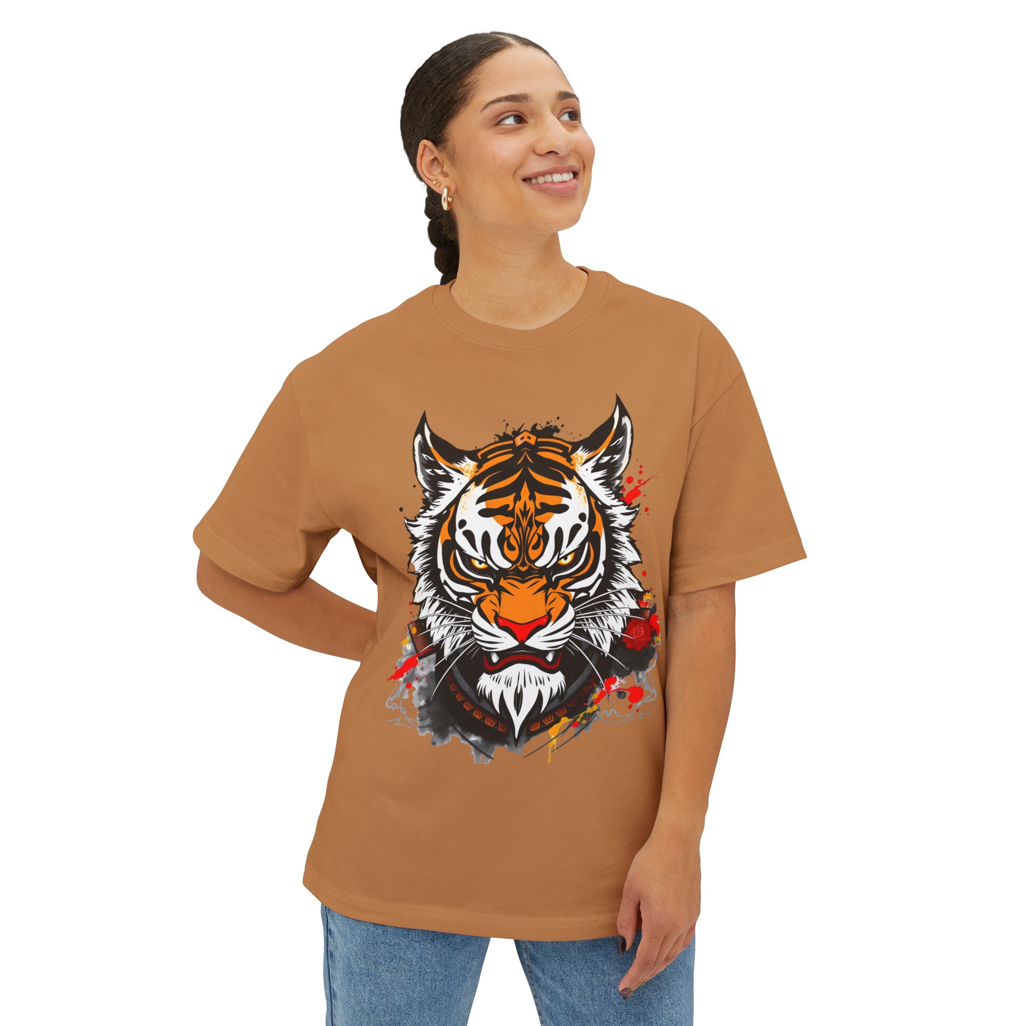 Tiger Graphic Tee — Fierce Oversized Boxy Tee 2025 - Image 29