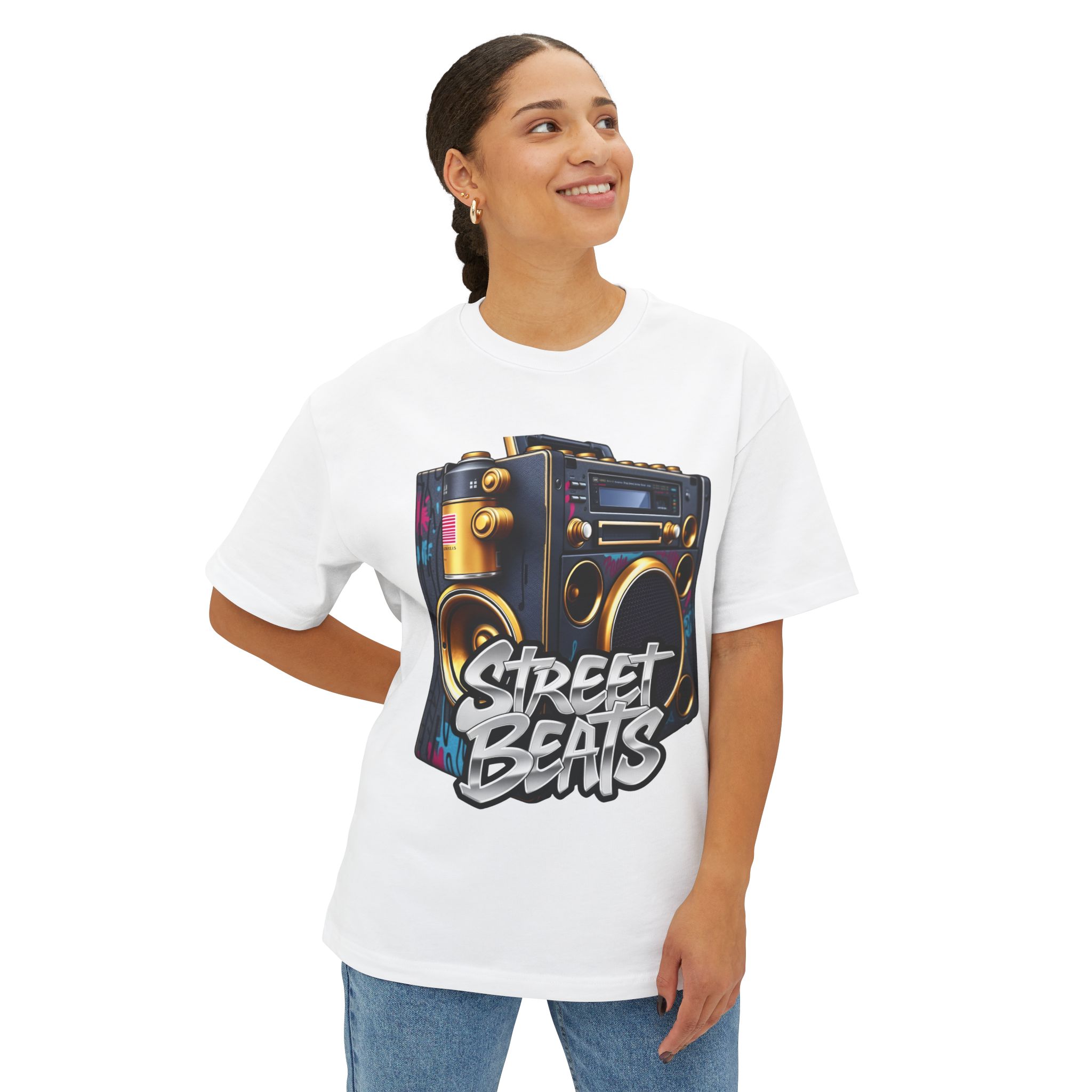 music graphic tee — Street Beats & Roll With Style 2025 (Unisex Oversized) - Image 11