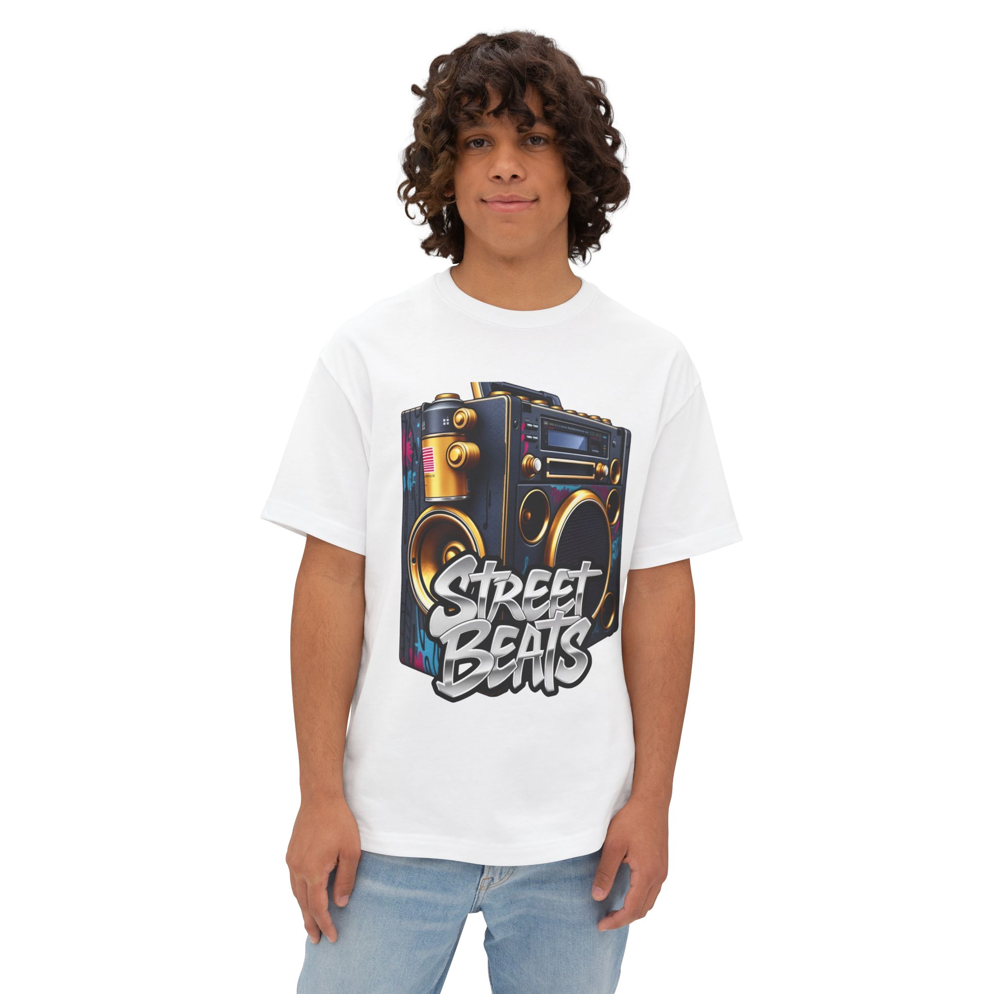 music graphic tee — Street Beats & Roll With Style 2025 (Unisex Oversized) - Image 9
