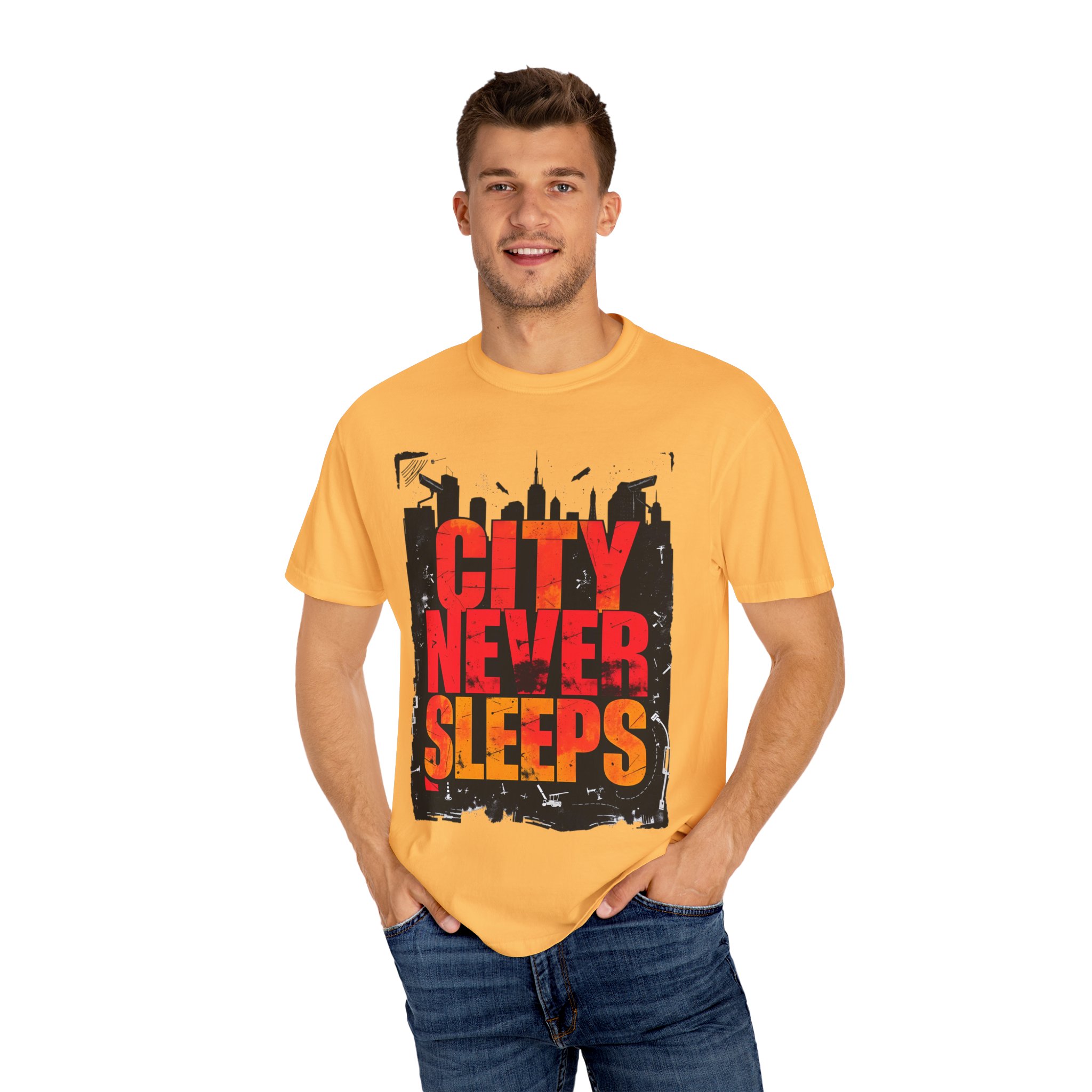 City Vibe T-Shirt — Best Urban Graphic Tee 2025 (City Never Sleeps) - Image 4