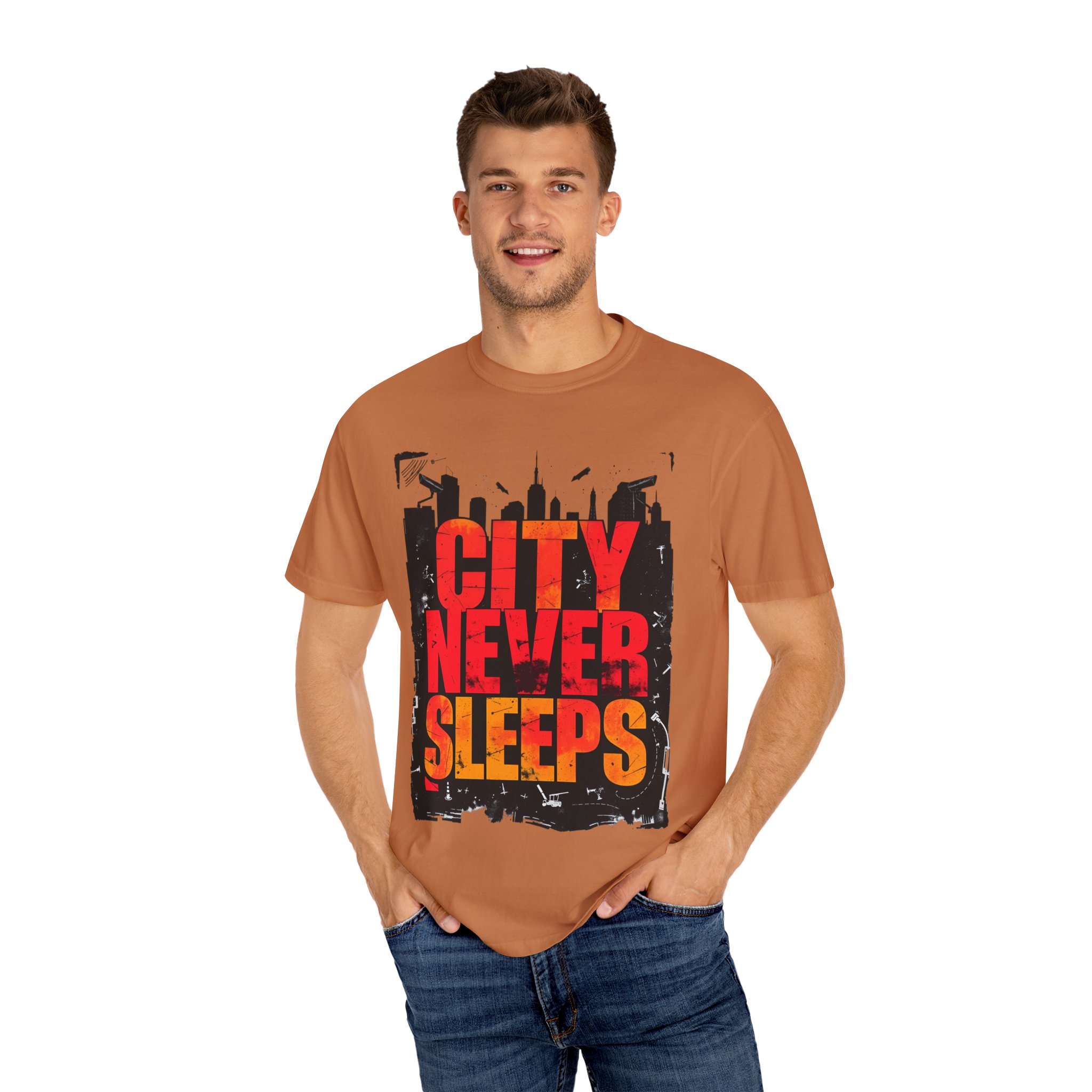 City Vibe T-Shirt — Best Urban Graphic Tee 2025 (City Never Sleeps) - Image 25