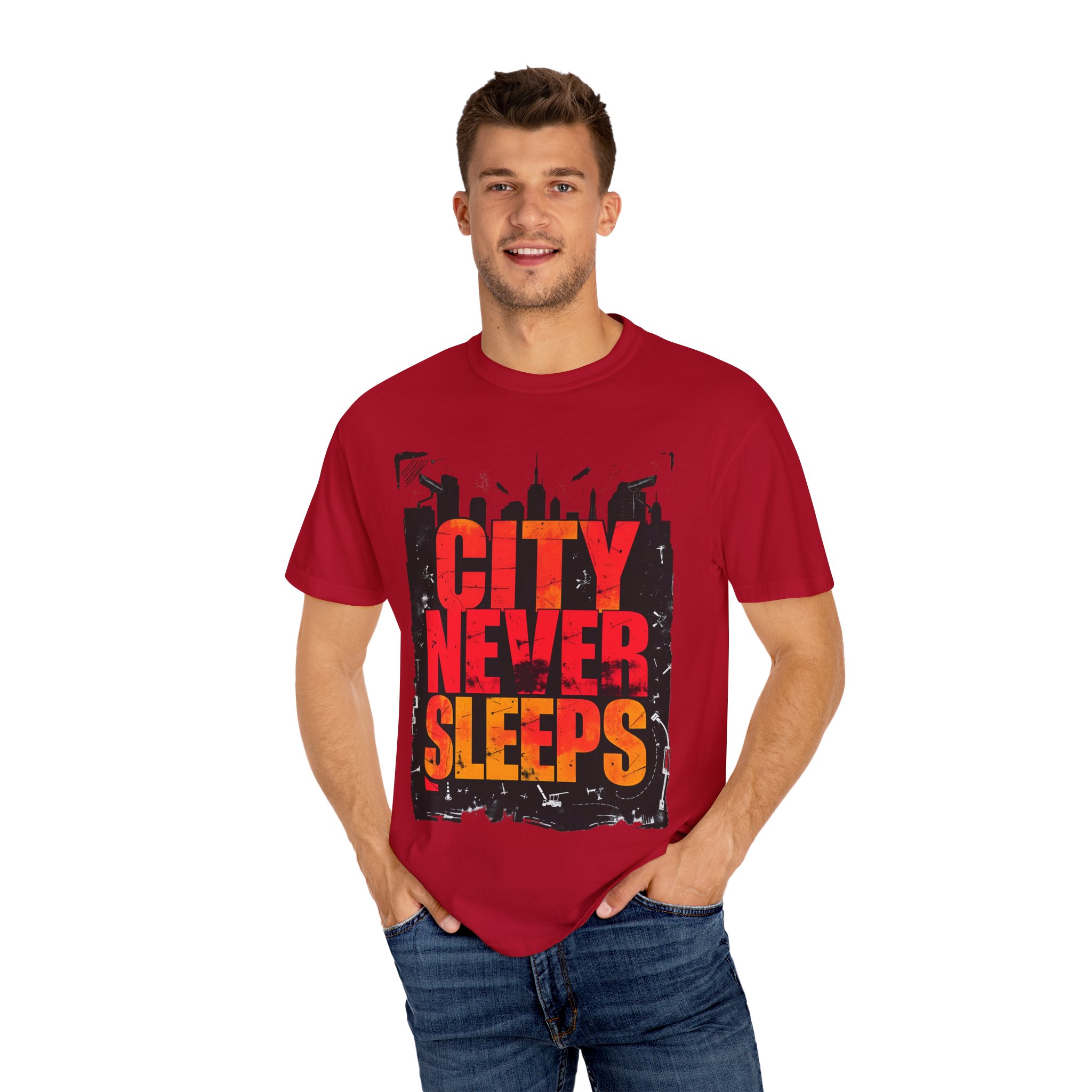 City Vibe T-Shirt — Best Urban Graphic Tee 2025 (City Never Sleeps) - Image 102