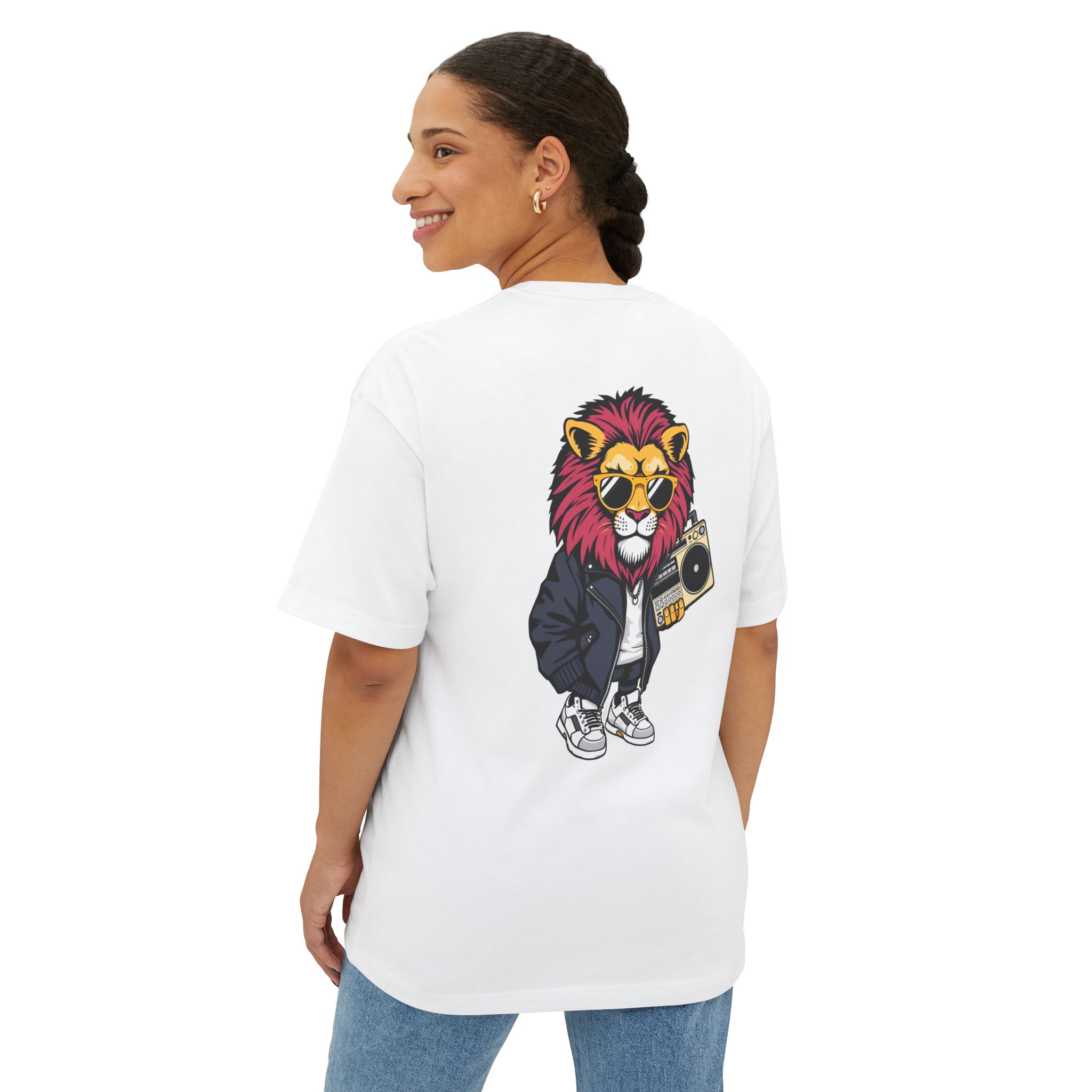 Hustle Every Day Lion T-Shirt — Bold Hustle Tee 2025 (Unisex Oversized) - Image 12