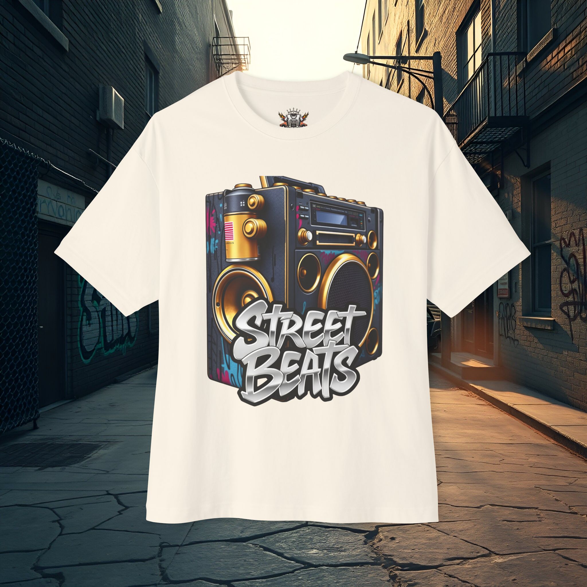 music graphic tee — Street Beats & Roll With Style 2025 (Unisex Oversized) - Image 25