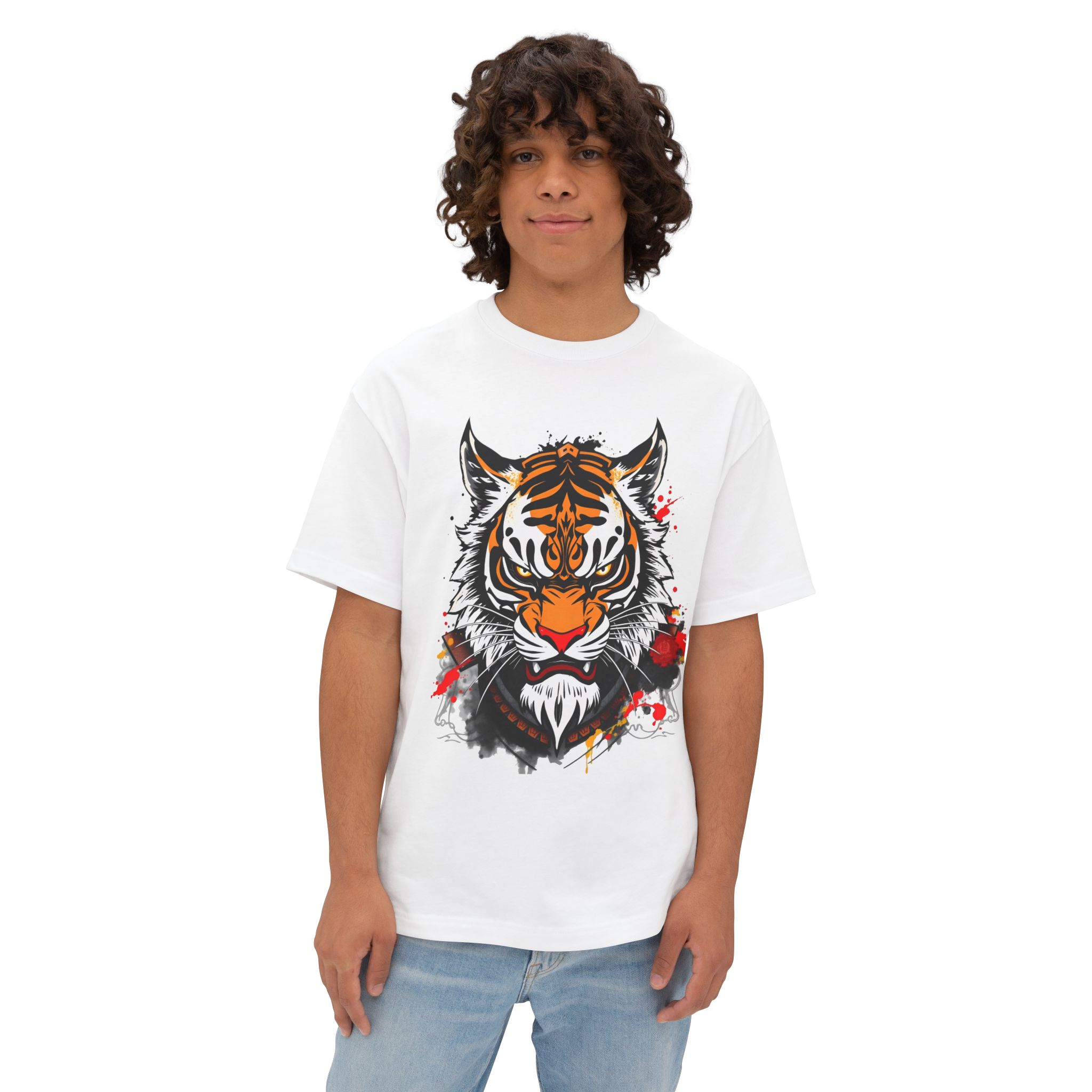 Tiger Graphic Tee — Fierce Oversized Boxy Tee 2025 - Image 9