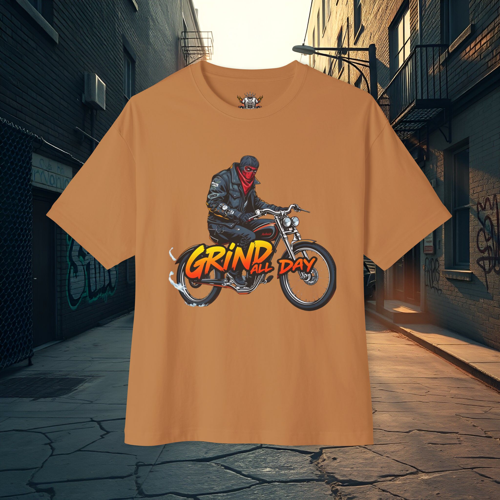 Grind All Day T-Shirt — Bold Hustle Tee 2025 (Unisex Oversized) - Image 25