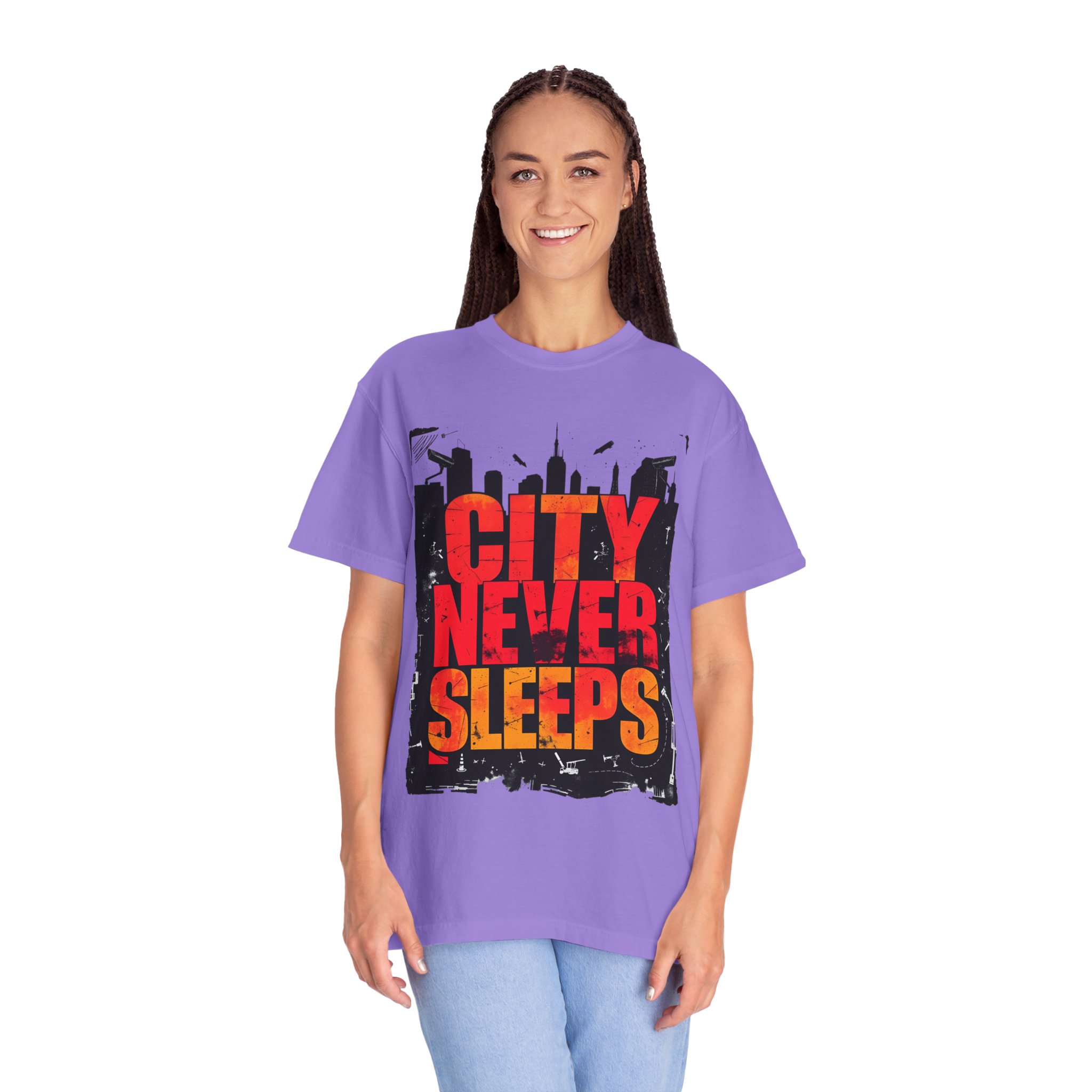 City Vibe T-Shirt — Best Urban Graphic Tee 2025 (City Never Sleeps) - Image 75