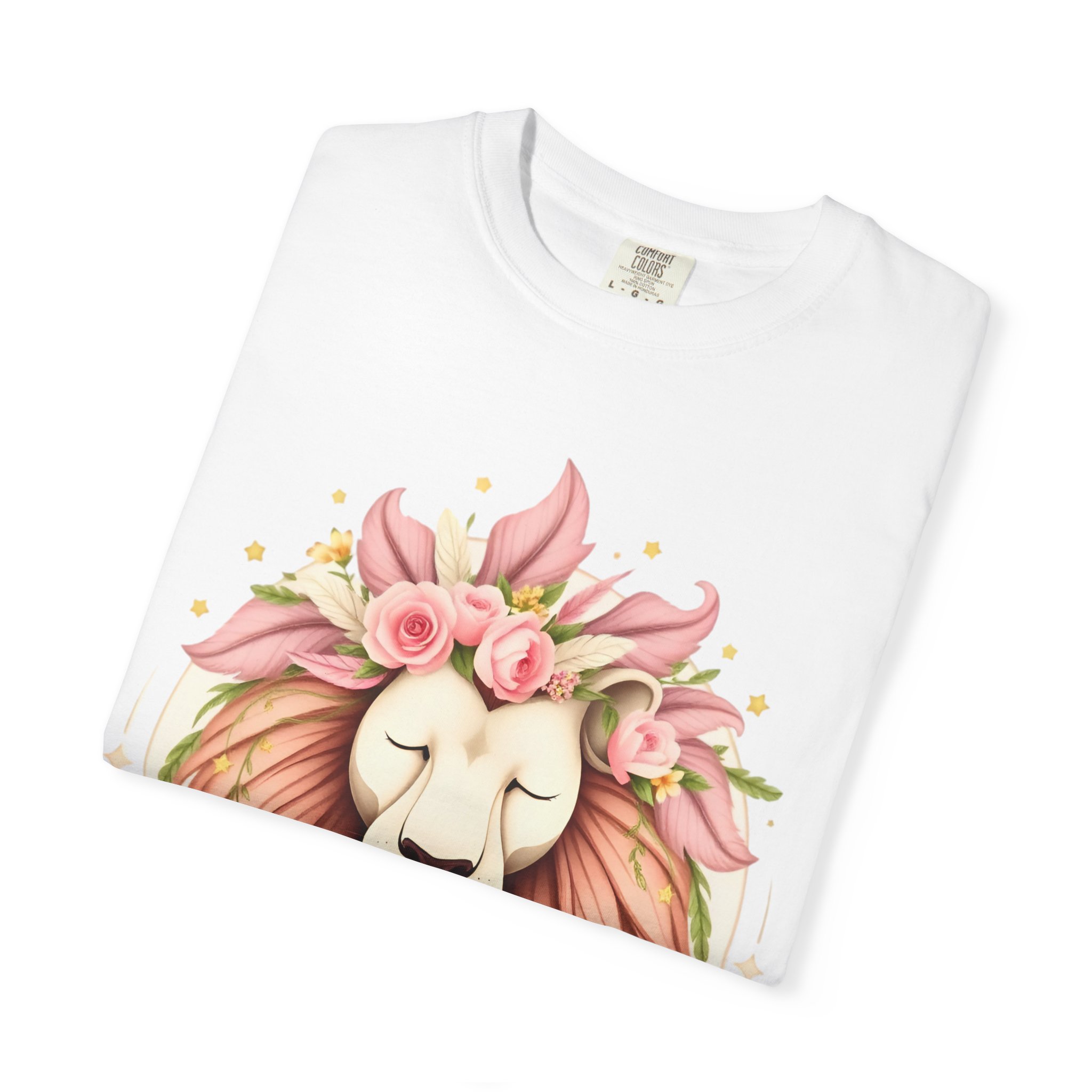 Flower Crown Lion T-Shirt — Beautiful Boho Tee 2025 Top Pick - Image 10