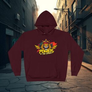 Epic Lion Hoodie — Power & Respect Eco Pullover 2025