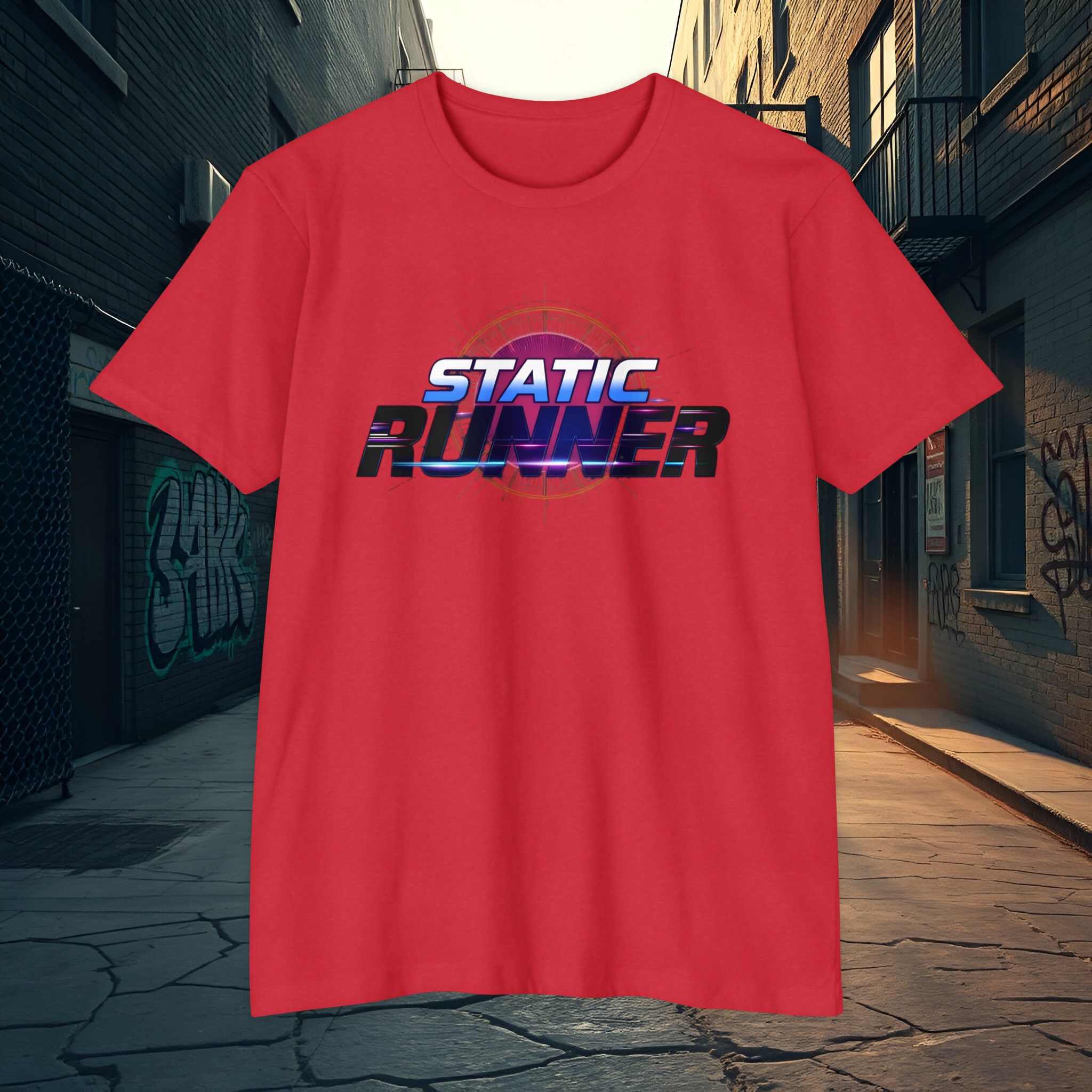 Runner T-Shirt — Dynamic Static Runner T-Shirt (Unisex) — Best Running Tee 2025 - Image 67