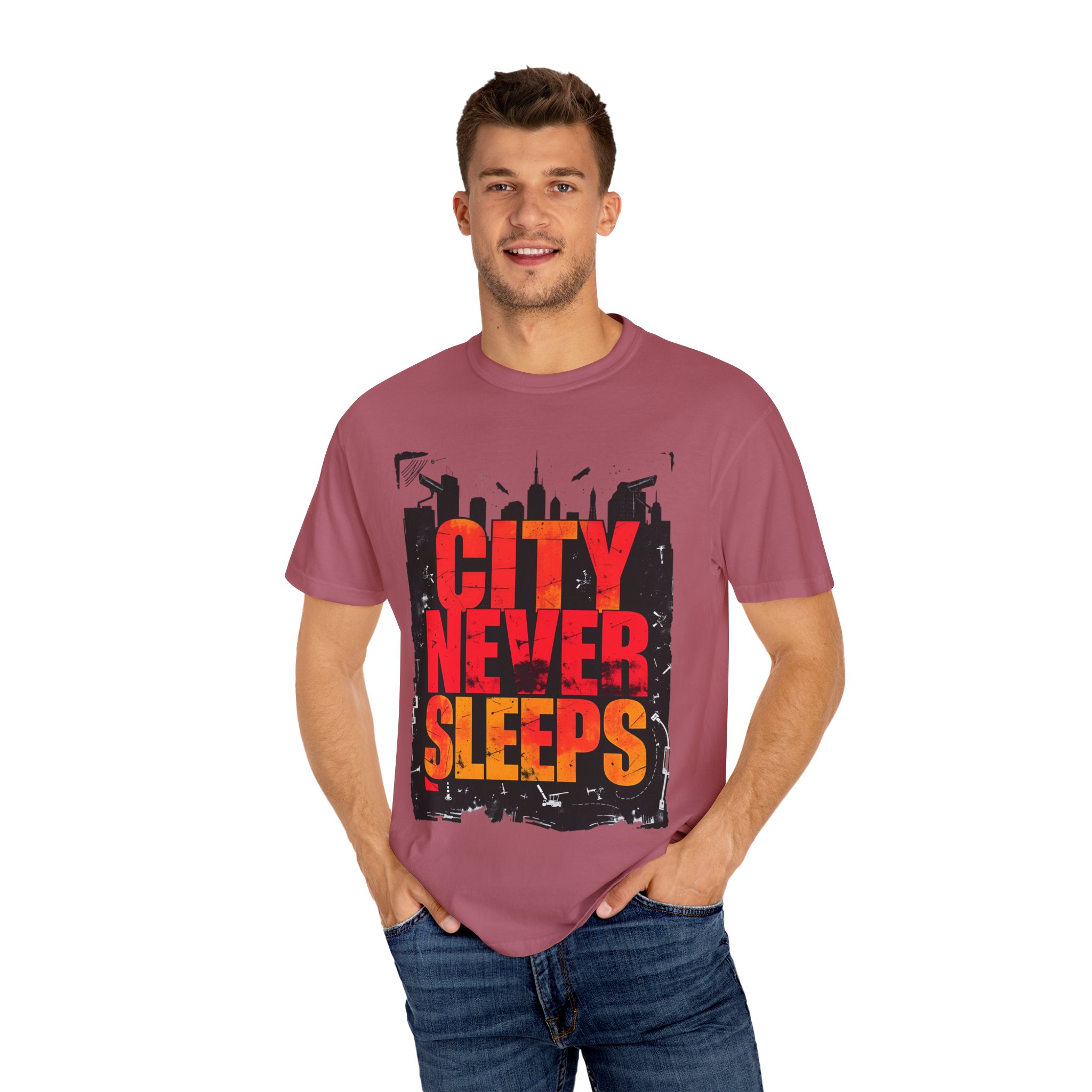 City Vibe T-Shirt — Best Urban Graphic Tee 2025 (City Never Sleeps) - Image 95