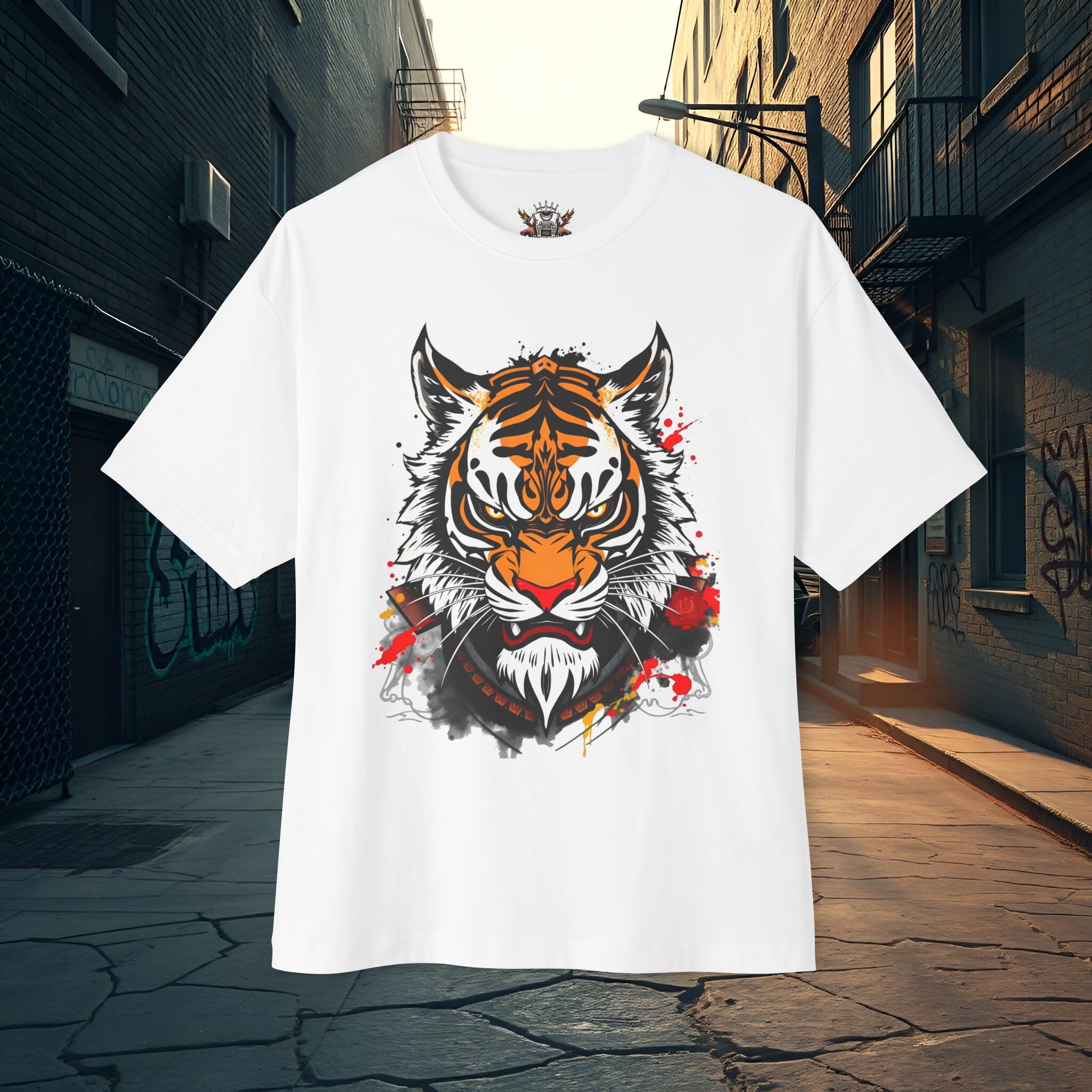 Tiger Graphic Tee — Fierce Oversized Boxy Tee 2025 - Image 7