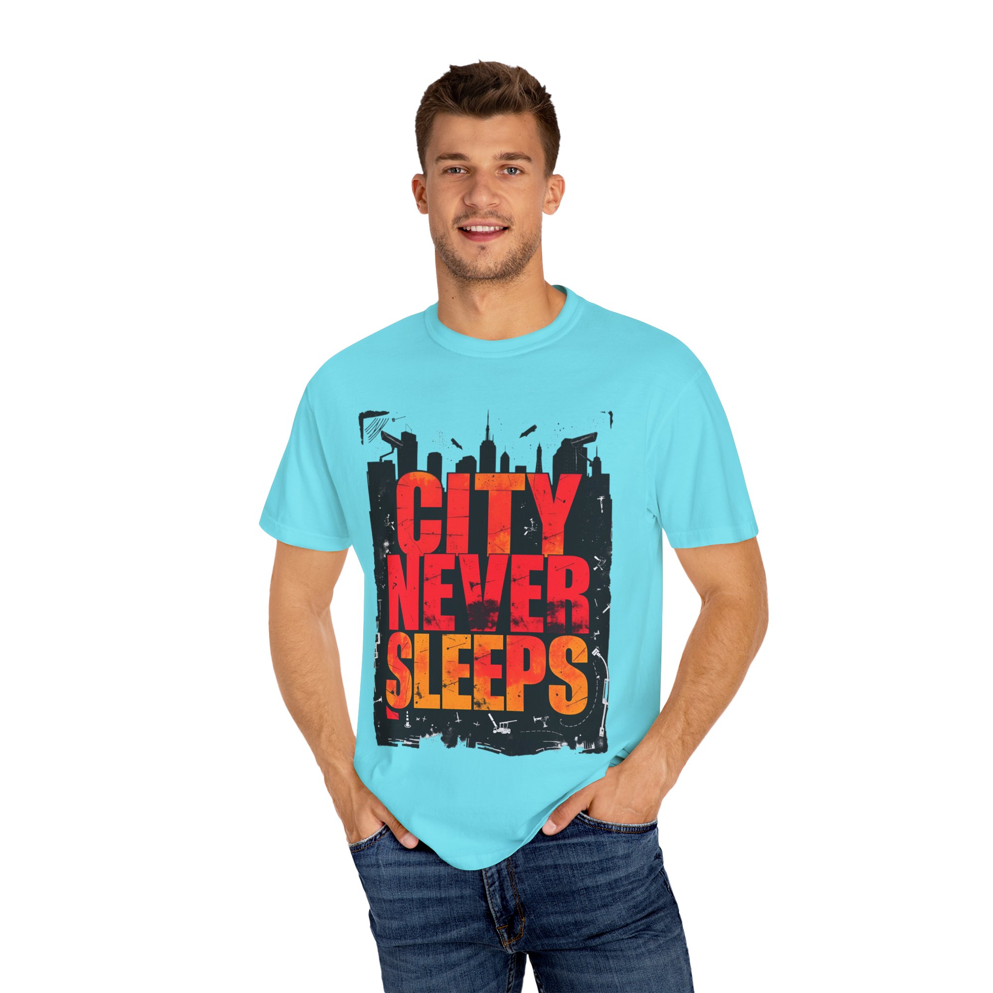 City Vibe T-Shirt — Best Urban Graphic Tee 2025 (City Never Sleeps) - Image 53