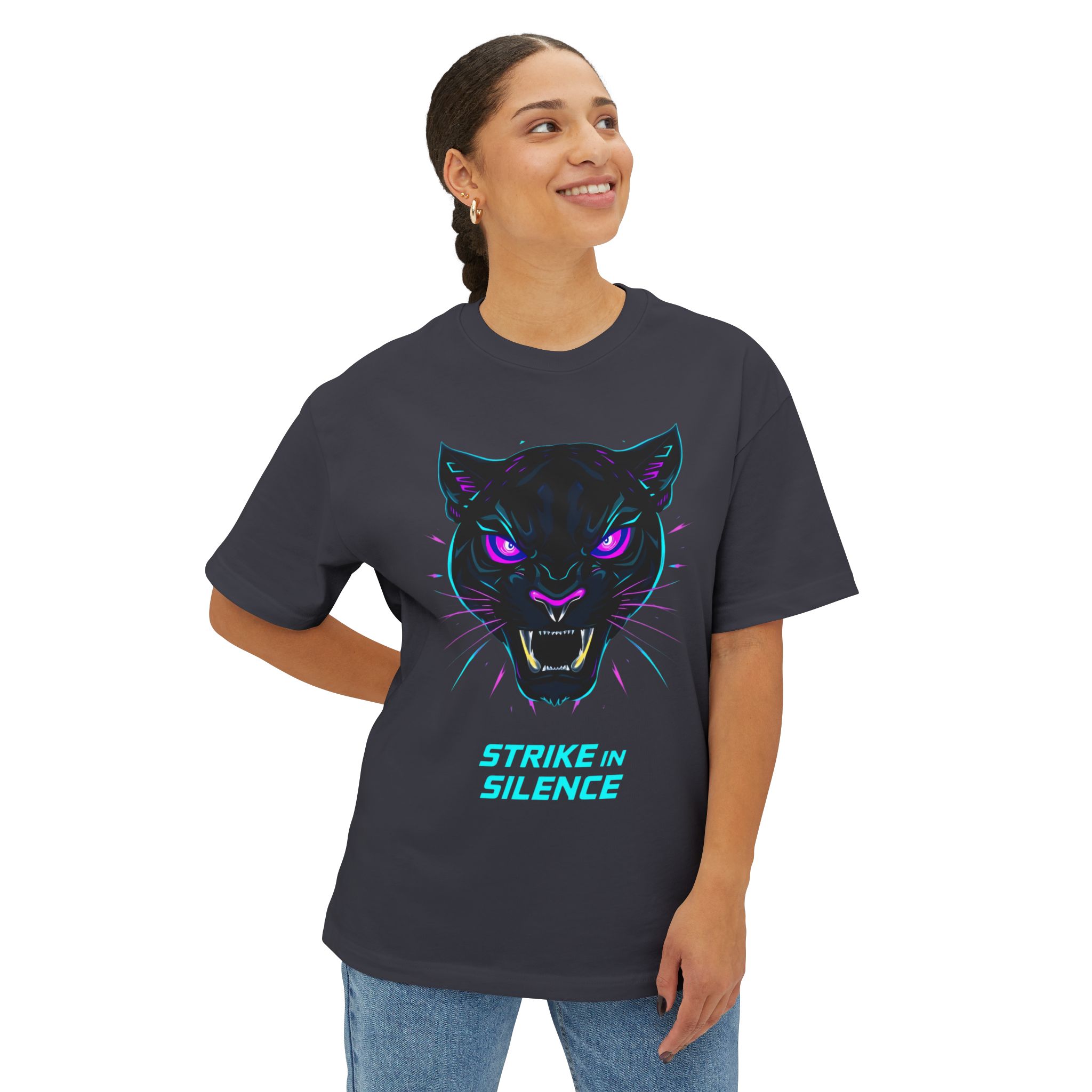 Panther Graphic Tee — Fierce Oversized Boxy Tee 2025 - Image 25