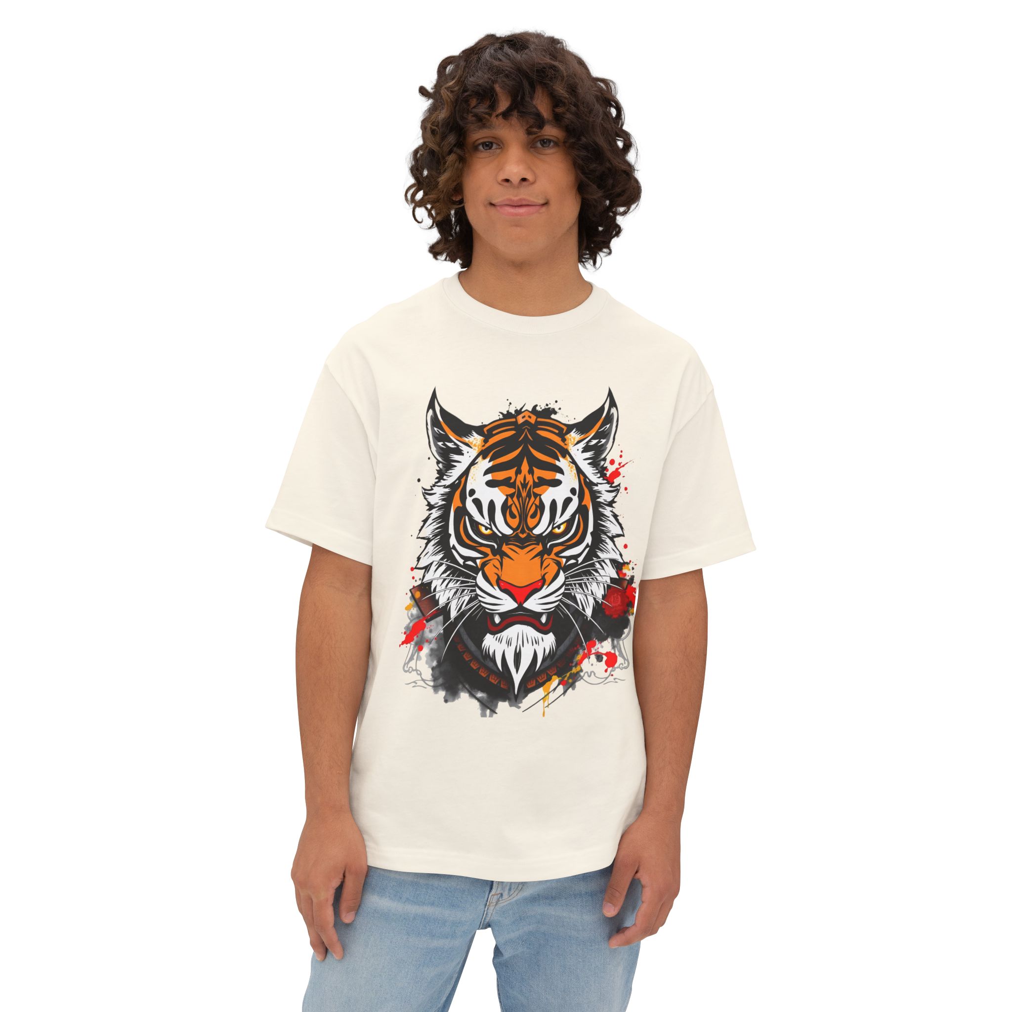 Tiger Graphic Tee — Fierce Oversized Boxy Tee 2025 - Image 21