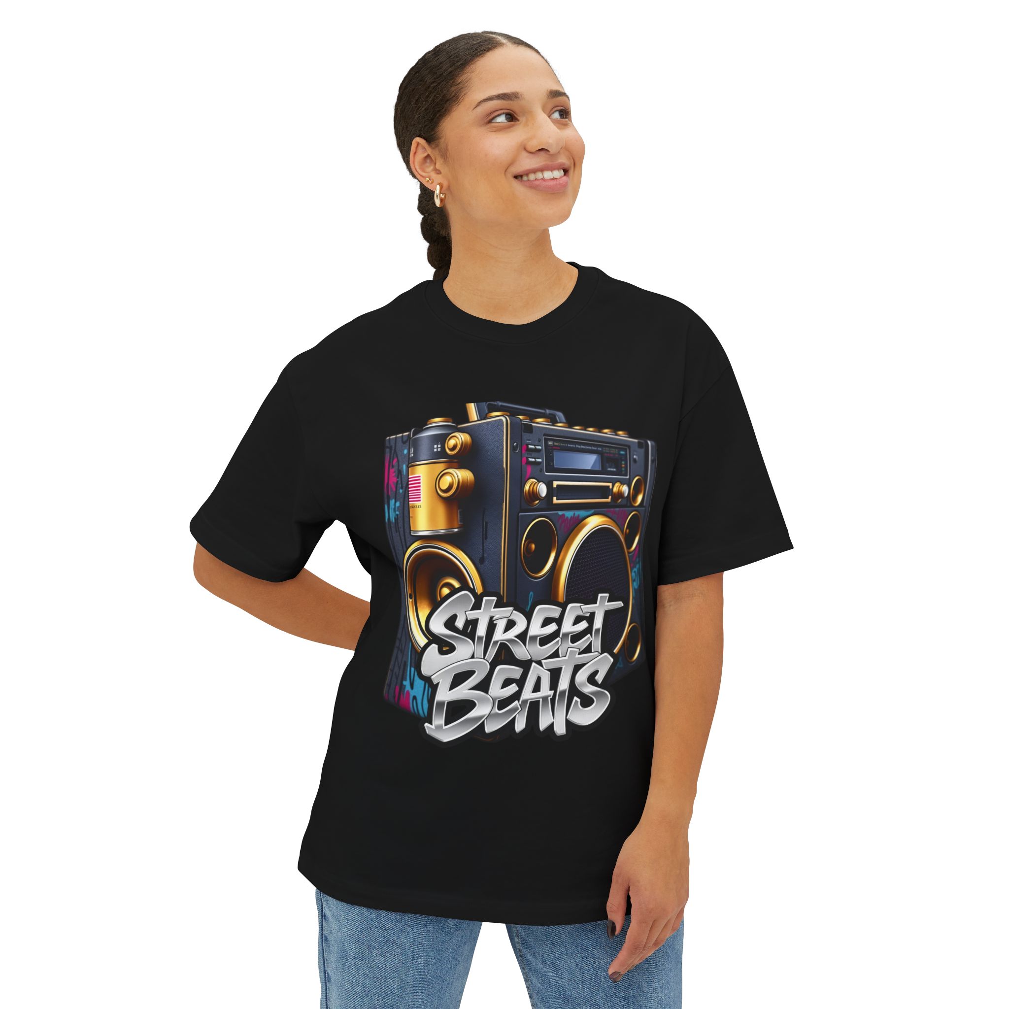 music graphic tee — Street Beats & Roll With Style 2025 (Unisex Oversized) - Image 23