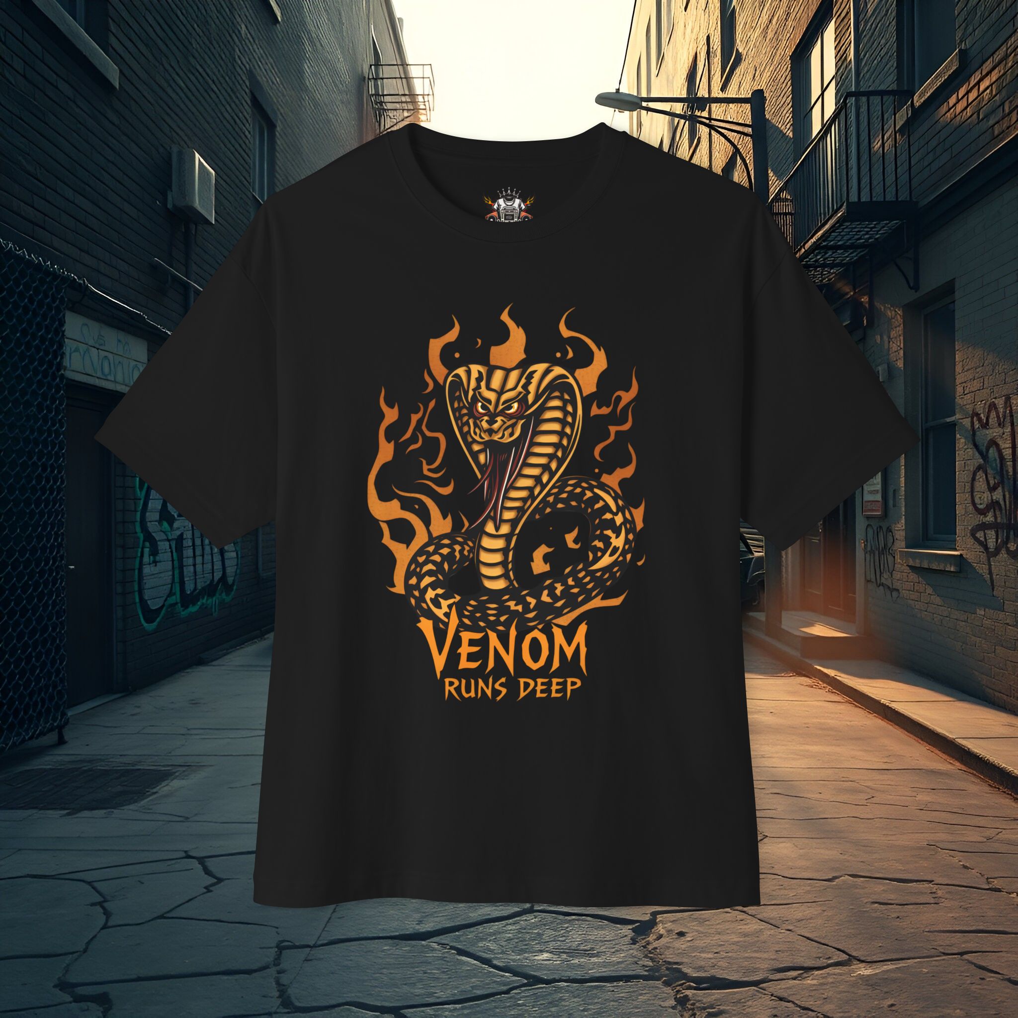 Venom Graphic Boxy Tee, Unisex Oversized T-Shirt, Streetwear Fashion, Casual Outfit, Unique Gift for Him/Her/Teens, Everyday Wear - Image 19