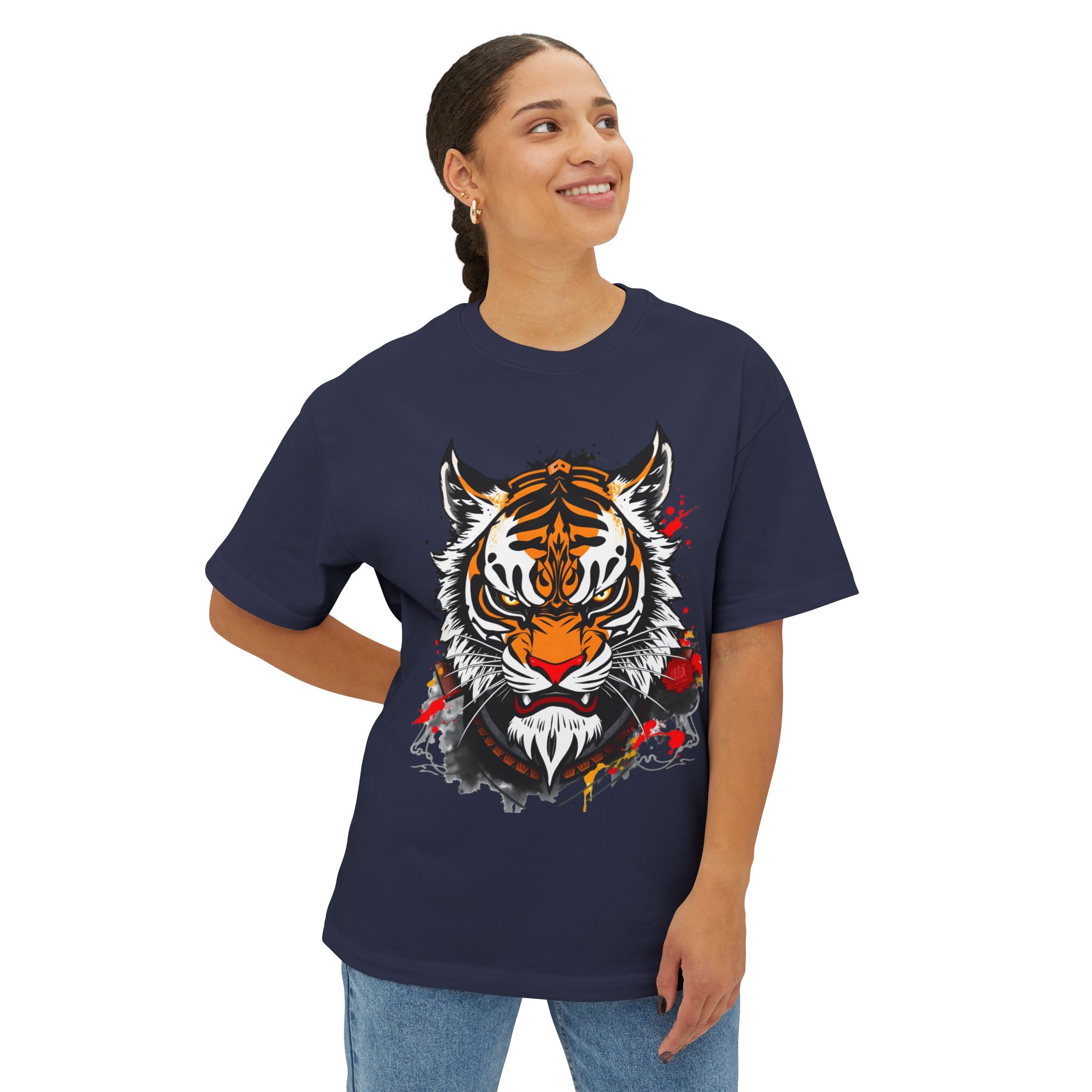 Tiger Graphic Tee — Fierce Oversized Boxy Tee 2025 - Image 53