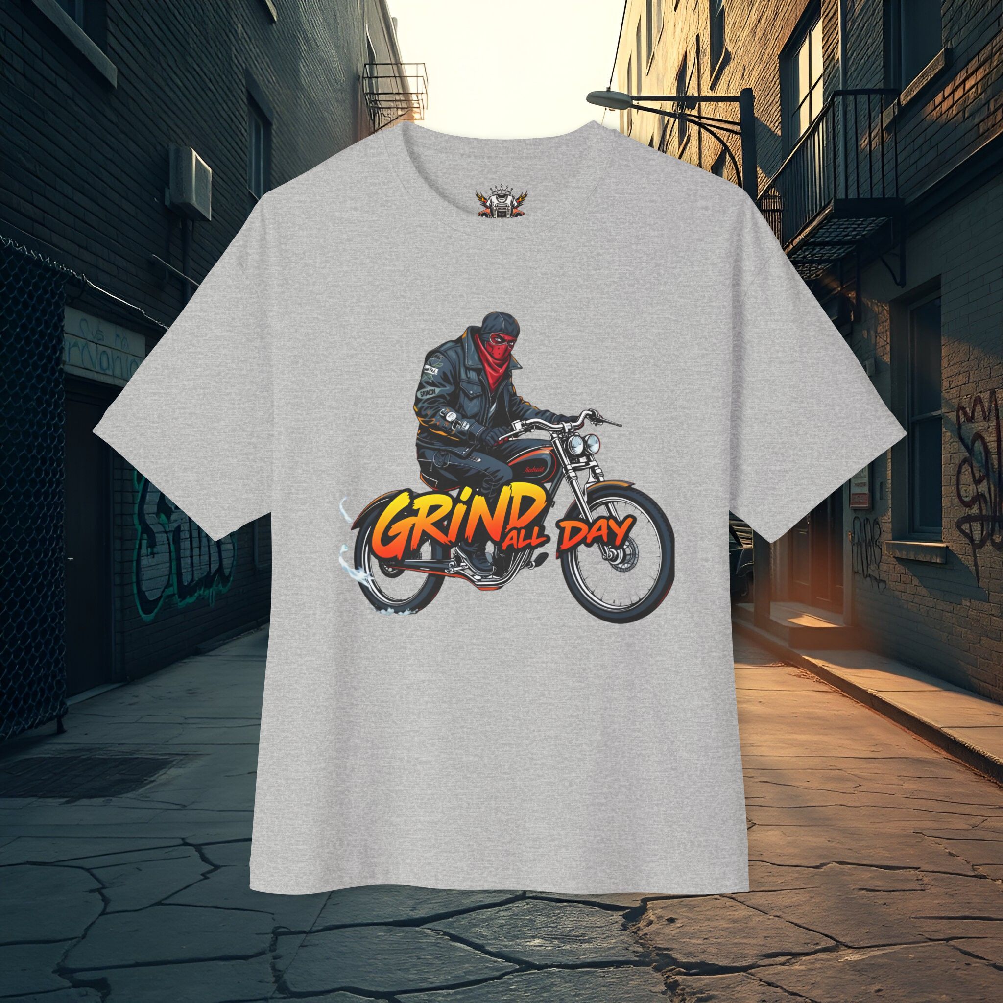 Grind All Day T-Shirt — Bold Hustle Tee 2025 (Unisex Oversized) - Image 43
