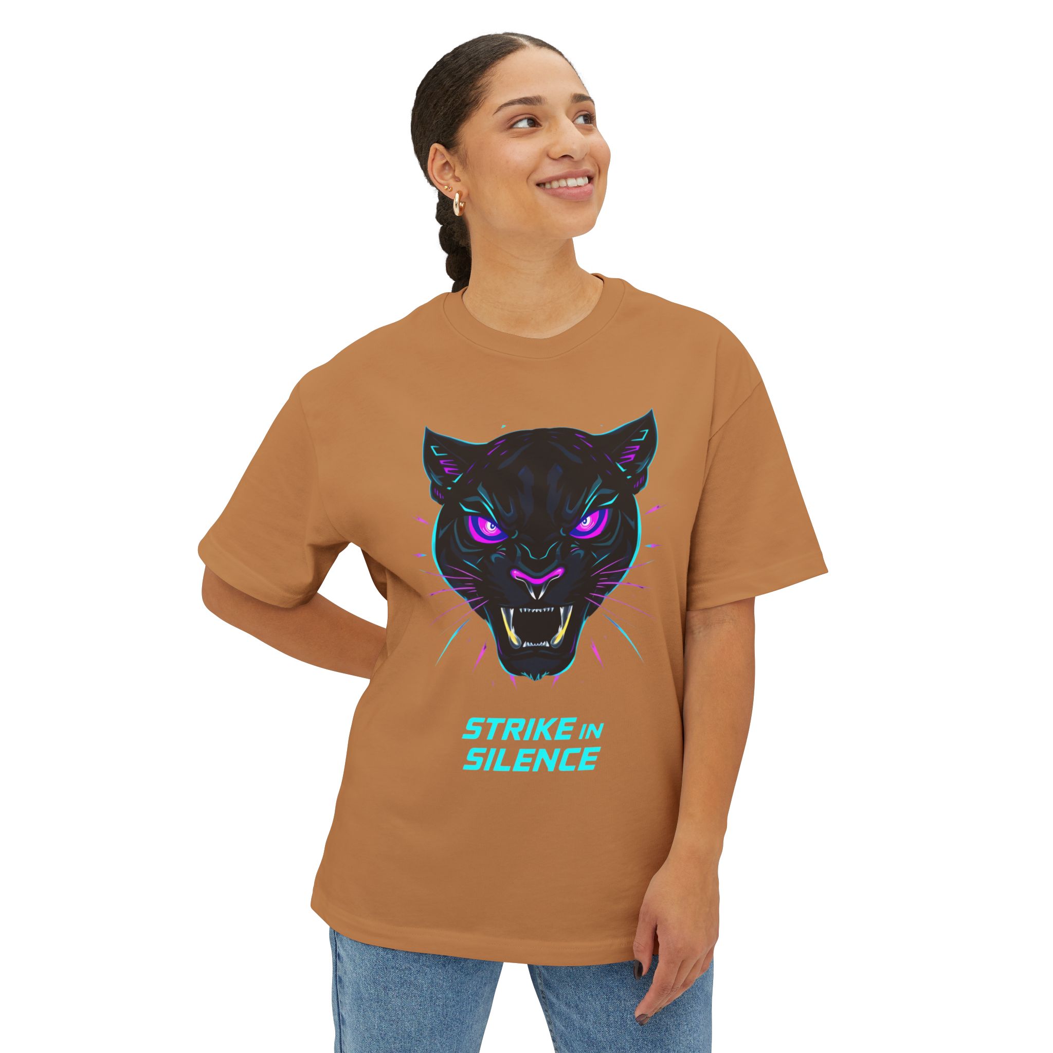 Panther Graphic Tee — Fierce Oversized Boxy Tee 2025 - Image 3
