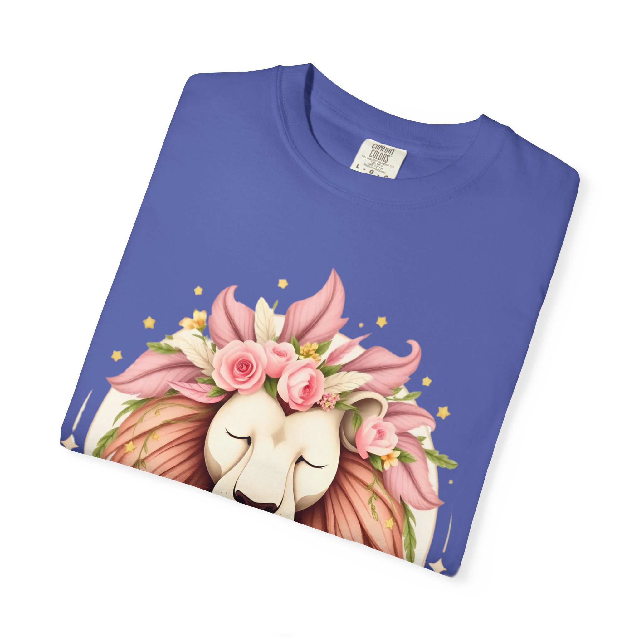 Flower Crown Lion T-Shirt — Beautiful Boho Tee 2025 Top Pick - Image 45