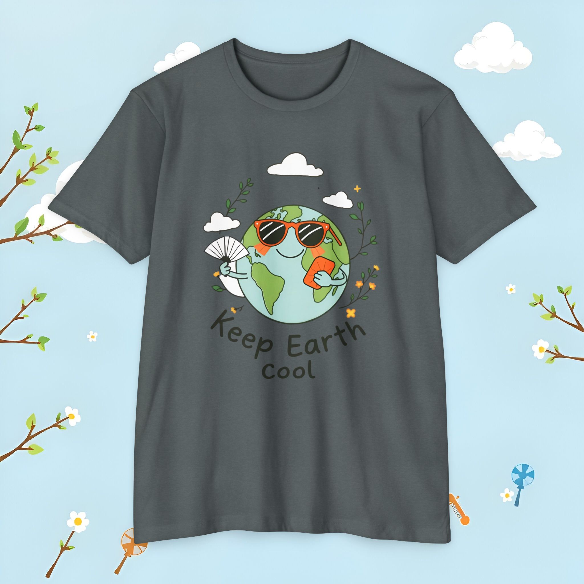 Earth T-Shirt — Eco-Friendly "Keep Earth Cool" Tee | Must-Have Gift (2025) - Image 37