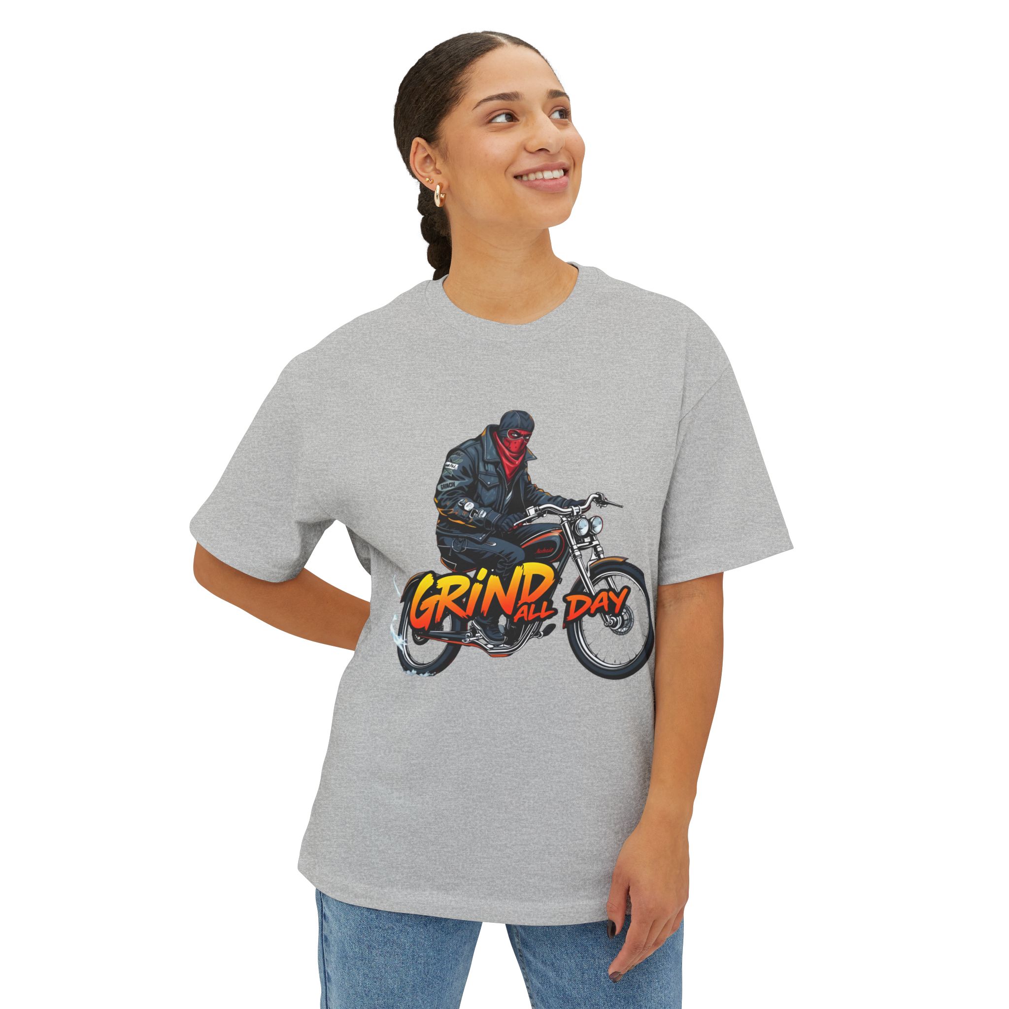 Grind All Day T-Shirt — Bold Hustle Tee 2025 (Unisex Oversized) - Image 47