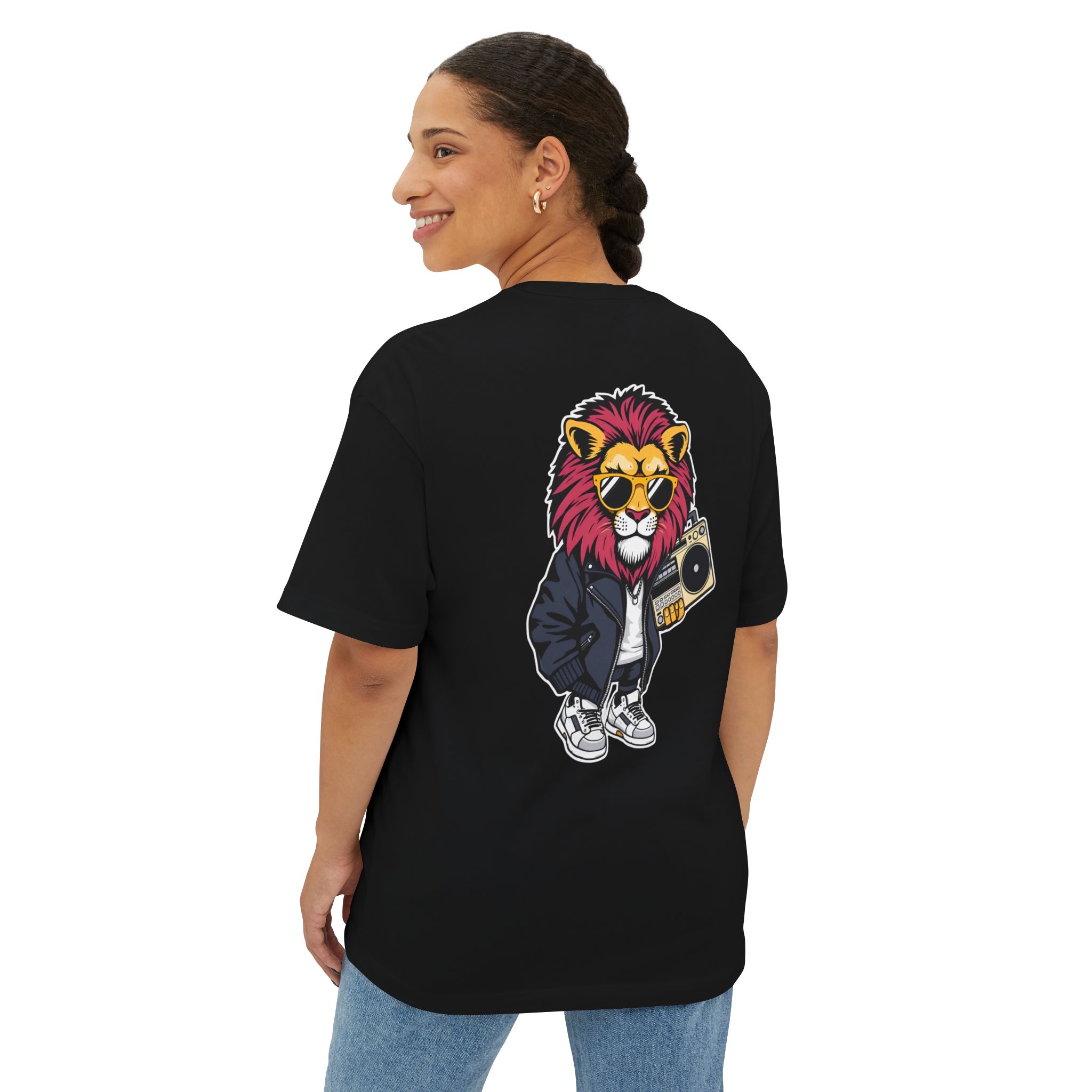 Hustle Every Day Lion T-Shirt — Bold Hustle Tee 2025 (Unisex Oversized) - Image 6