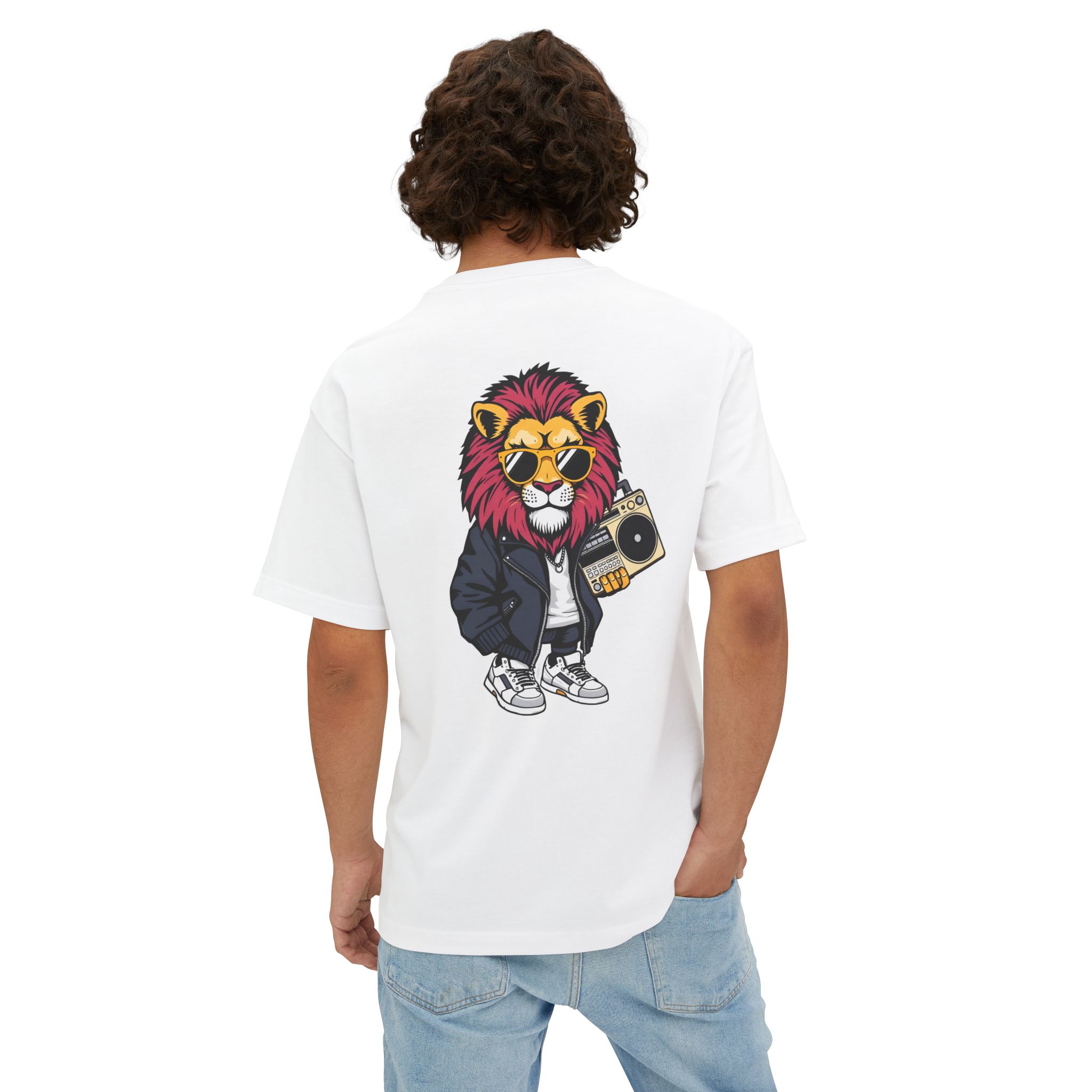 Hustle Every Day Lion T-Shirt — Bold Hustle Tee 2025 (Unisex Oversized) - Image 10
