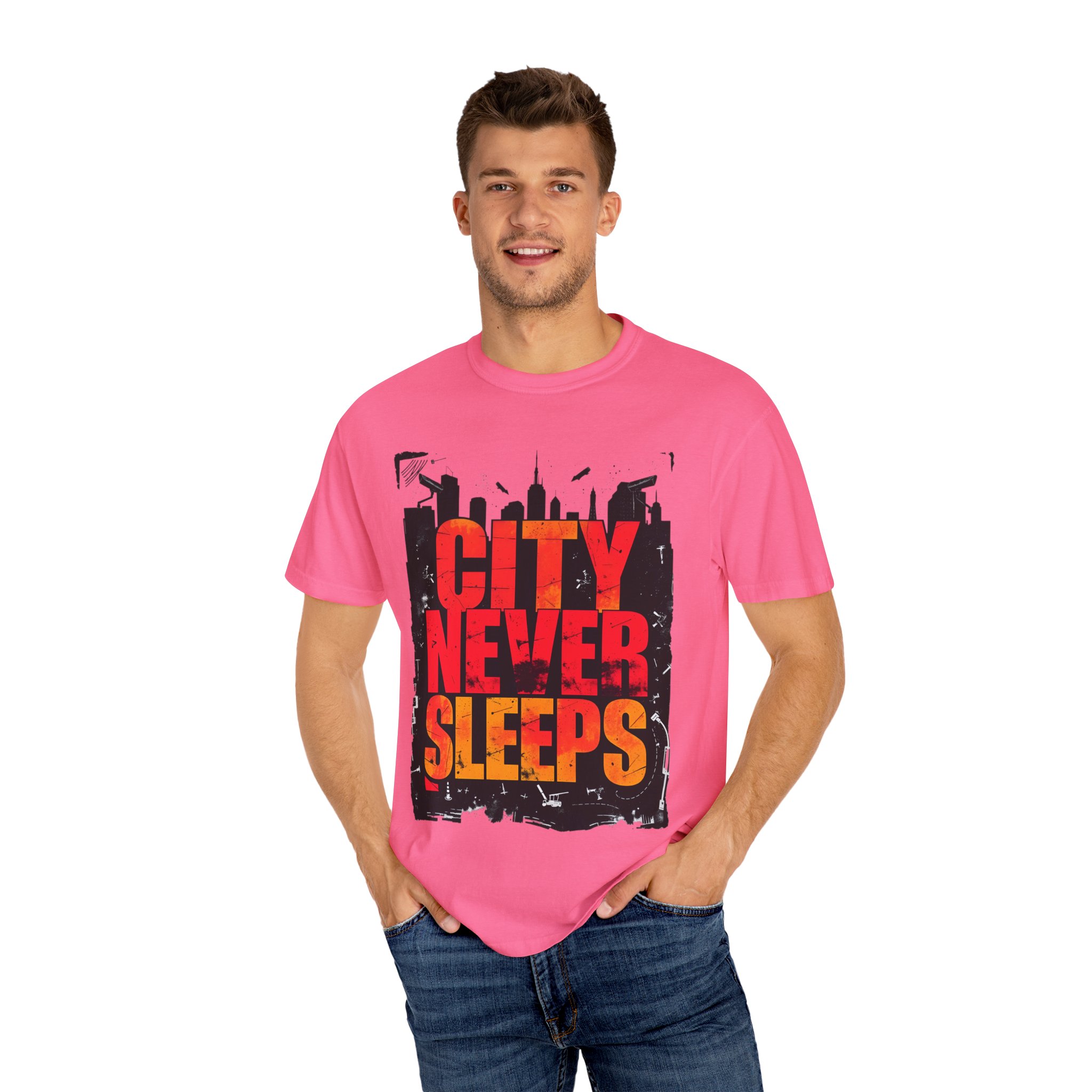 City Vibe T-Shirt — Best Urban Graphic Tee 2025 (City Never Sleeps) - Image 81