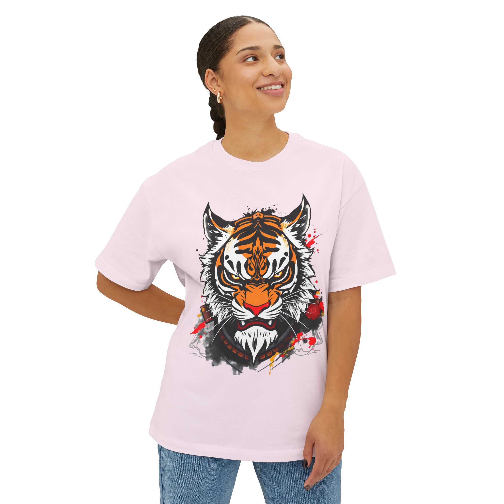 Tiger Graphic Tee — Fierce Oversized Boxy Tee 2025 - Image 17