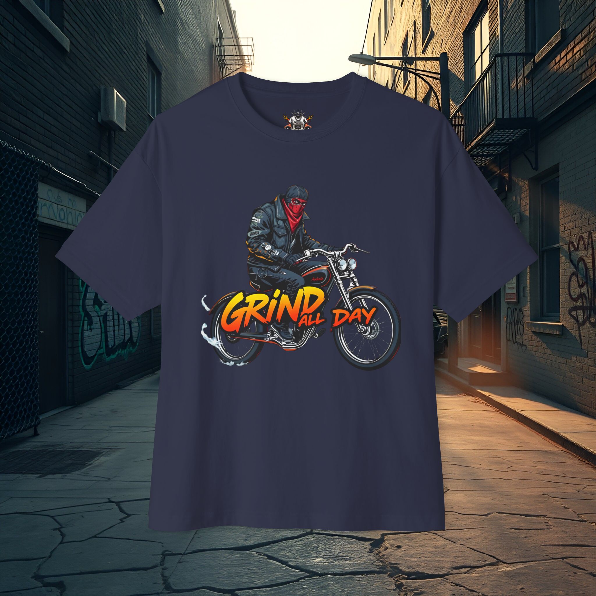 Grind All Day T-Shirt — Bold Hustle Tee 2025 (Unisex Oversized) - Image 49