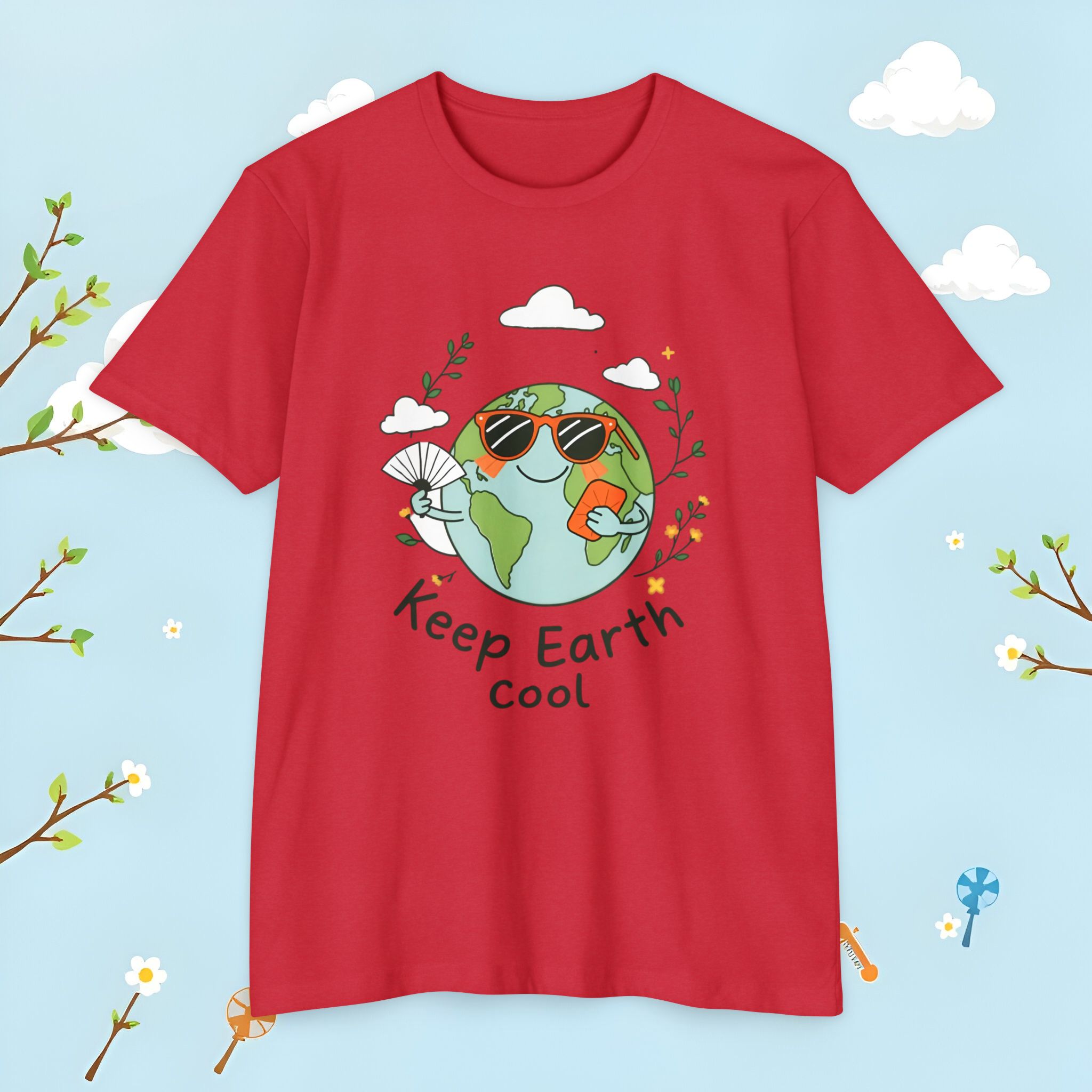 Earth T-Shirt — Eco-Friendly "Keep Earth Cool" Tee | Must-Have Gift (2025) - Image 67