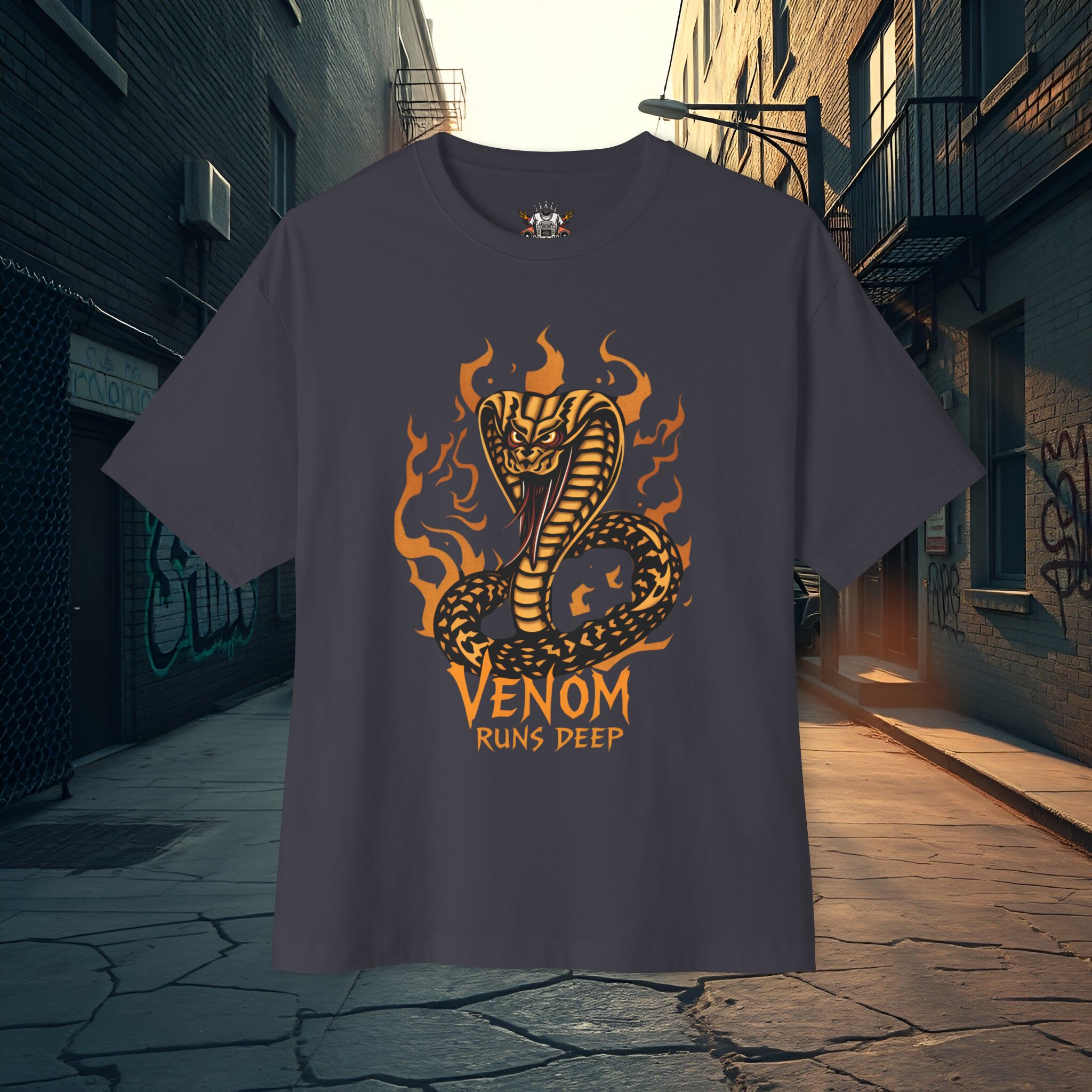 Venom Graphic Boxy Tee, Unisex Oversized T-Shirt, Streetwear Fashion, Casual Outfit, Unique Gift for Him/Her/Teens, Everyday Wear - Image 37