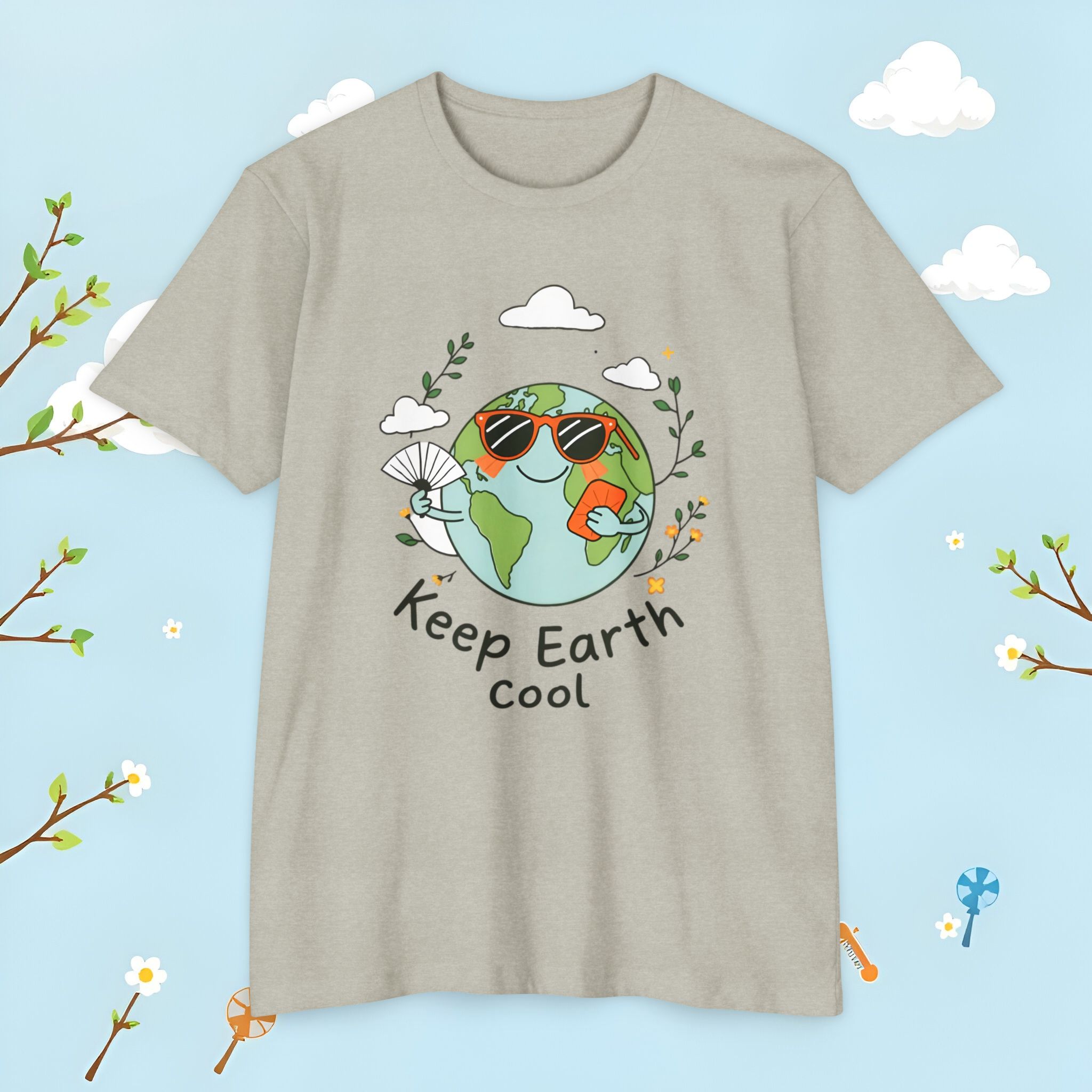 Earth T-Shirt — Eco-Friendly "Keep Earth Cool" Tee | Must-Have Gift (2025) - Image 19