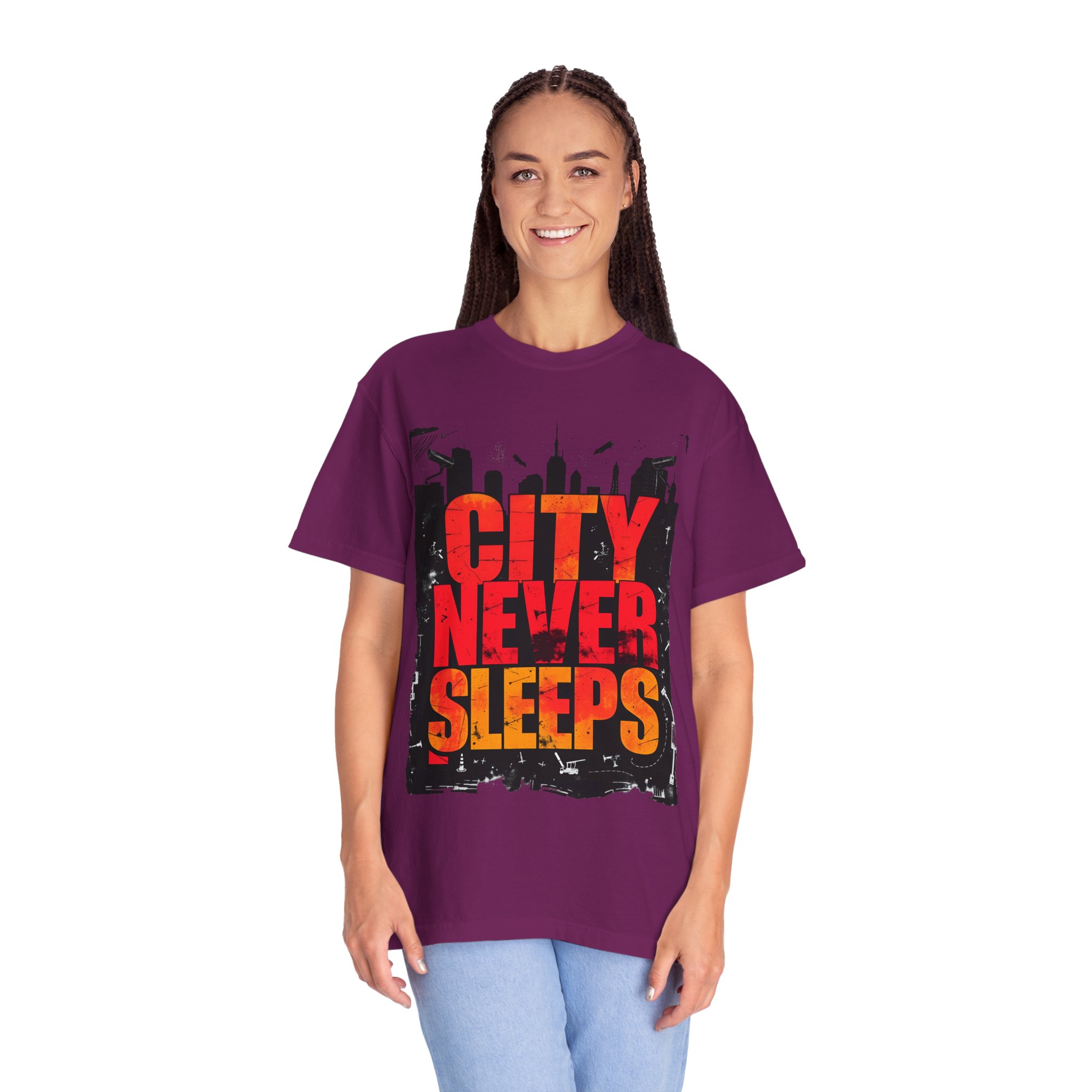 City Vibe T-Shirt — Best Urban Graphic Tee 2025 (City Never Sleeps) - Image 89