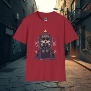 Crowned Raccoon T-Shirt size cart